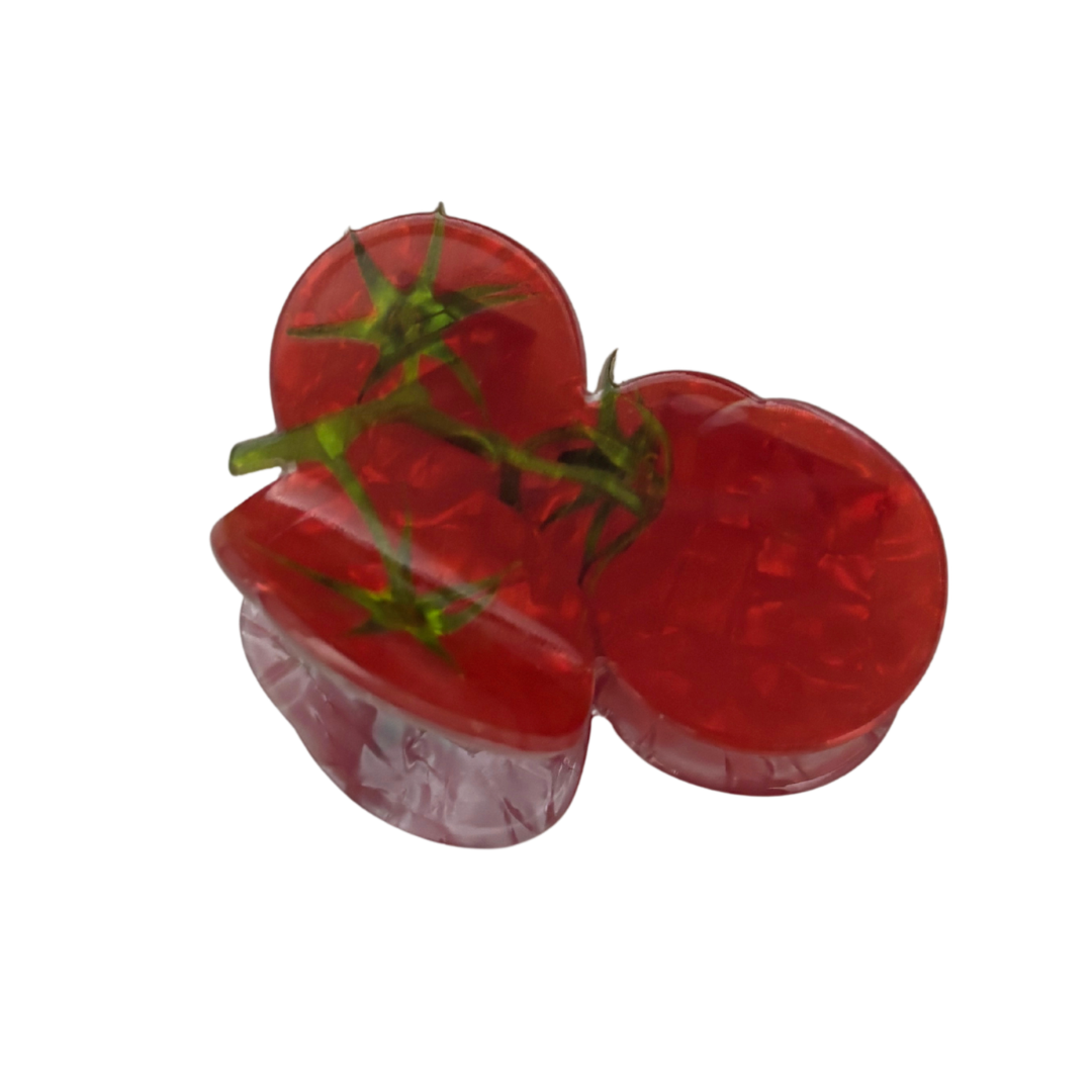 Tomato Gardener Hair Claw | Velvet Claws | ~2.75"