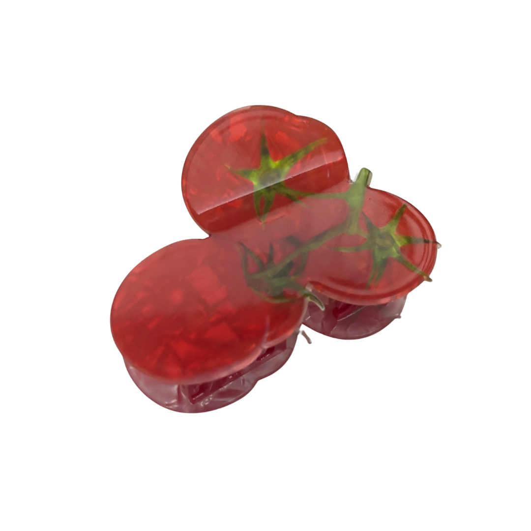 Tomato Gardener Hair Claw | Velvet Claws | ~2.75"