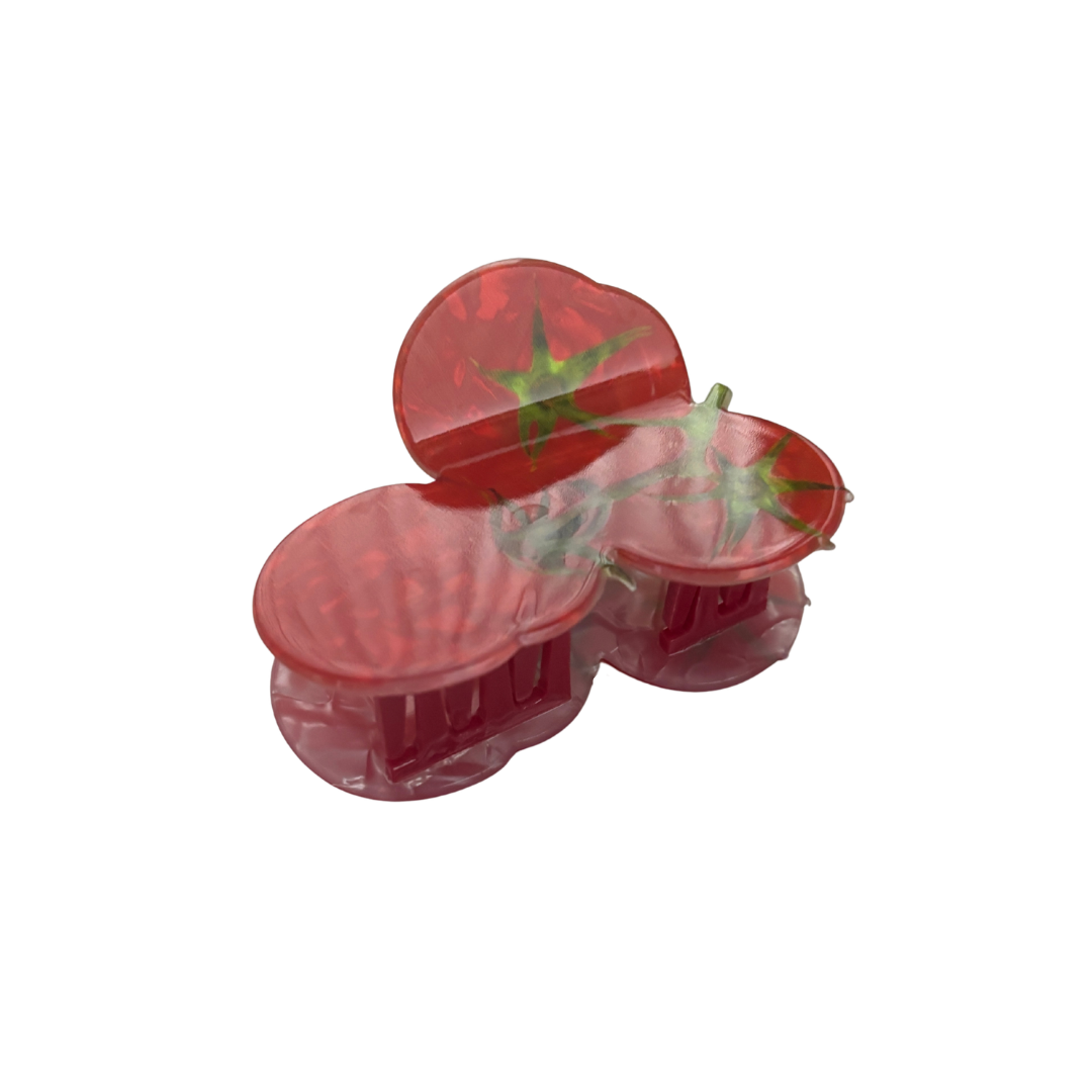 Tomato Gardener Hair Claw | Velvet Claws | ~2.75"