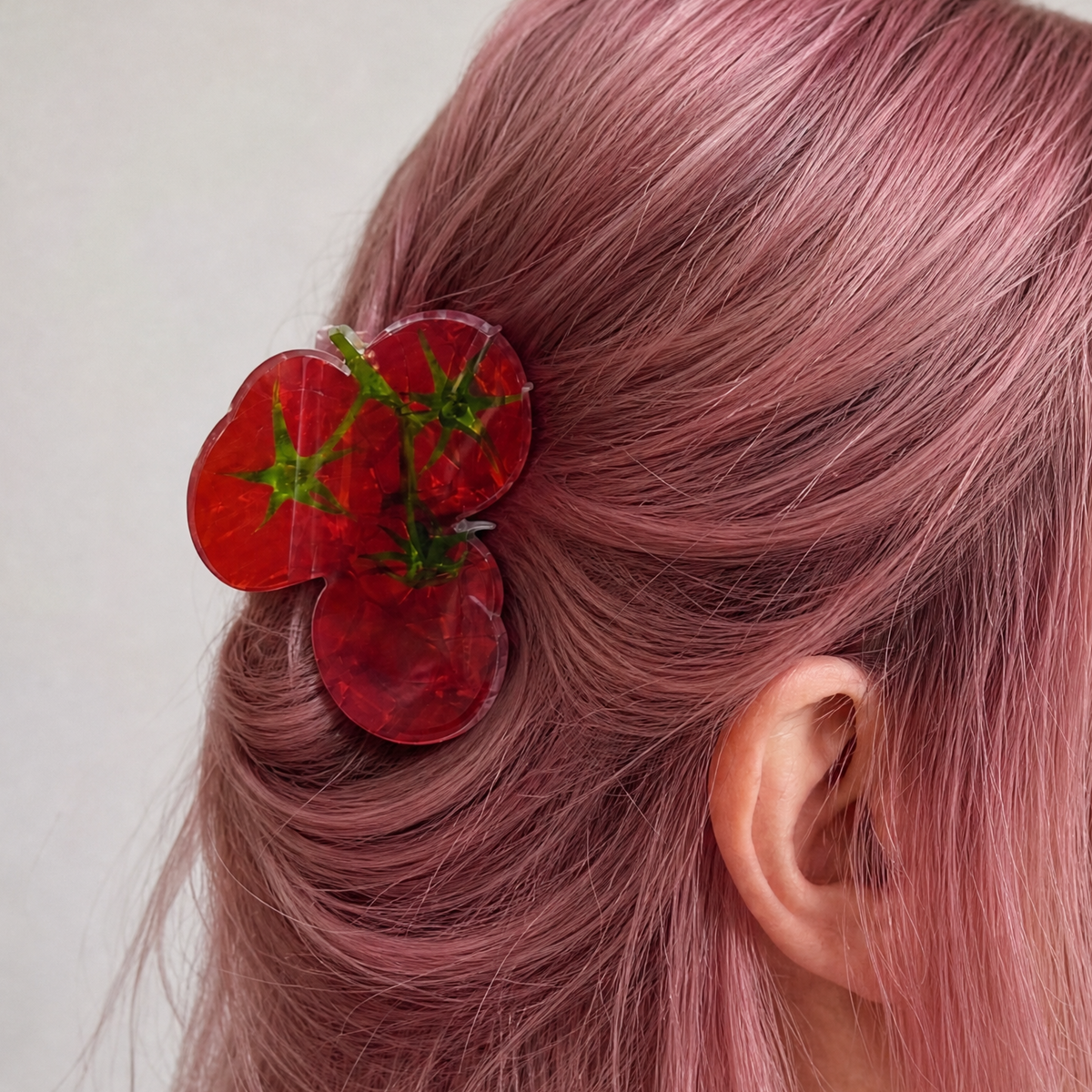 Tomato Gardener Hair Claw | Velvet Claws | 2.75"-Velvet Claws-The Bullish Store