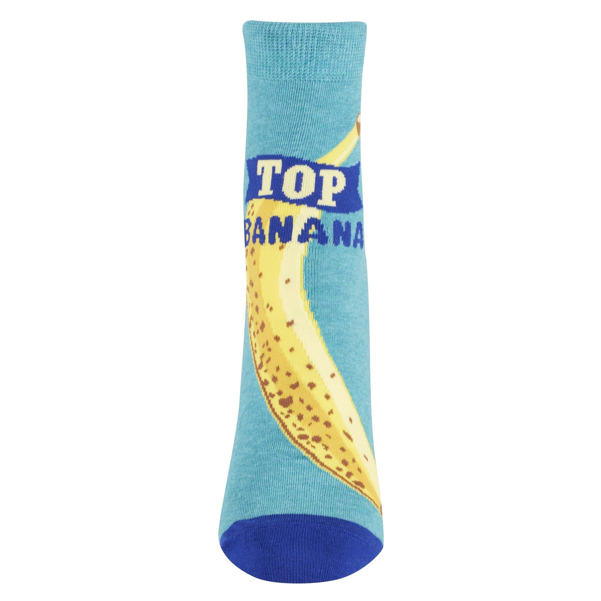 Top Banana Women's Ankle Socks in Blue | Cotton Footwear