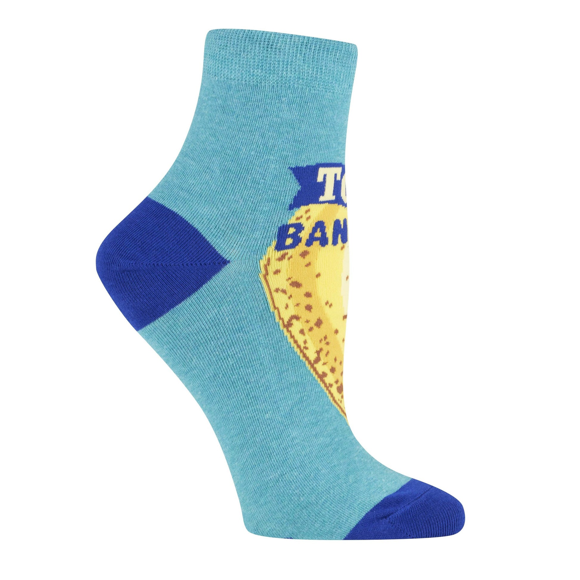Top Banana Women's Ankle Socks in Blue | Cotton Footwear