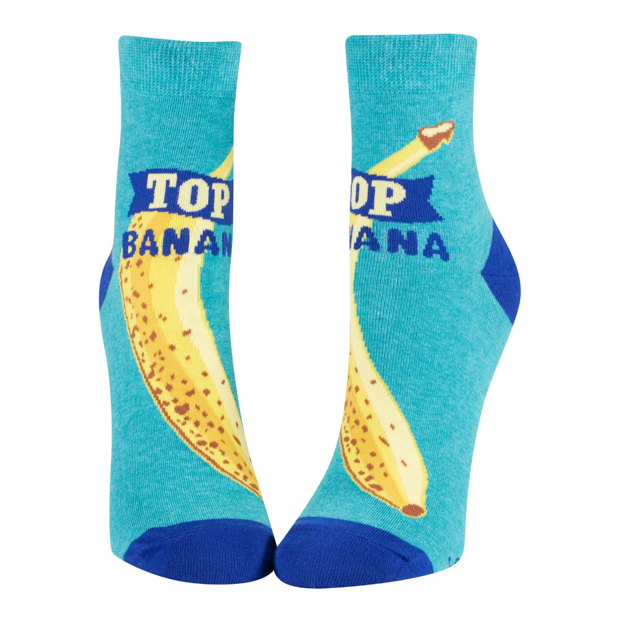 Top Banana Women's Ankle Socks in Blue | Cotton Footwear | BlueQ at GetBullish