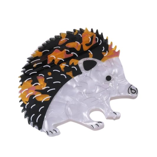 Tortoiseshell Hedgehog Acrylic Hair Claw Clip-SoapElenGlen-The Bullish Store