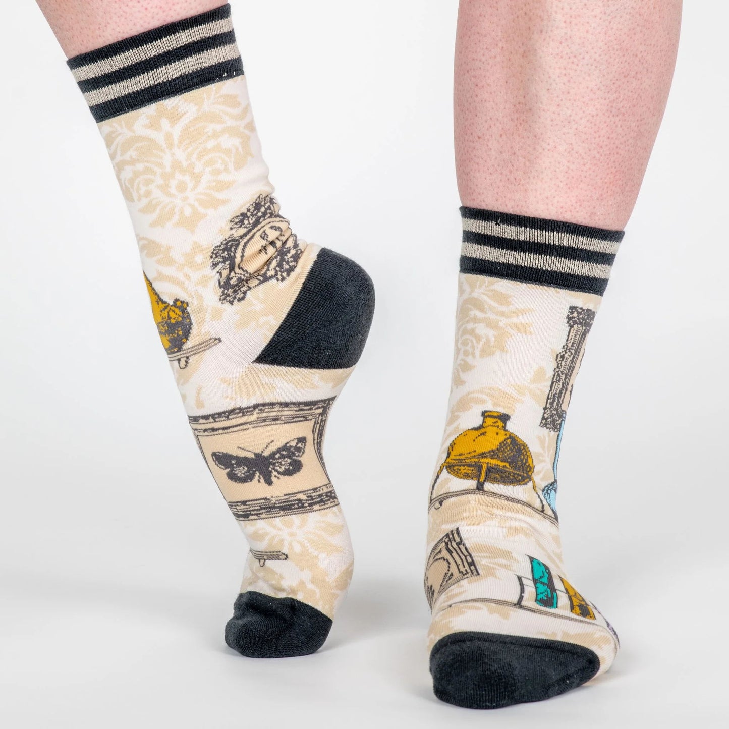 Toxic Curiosities Crew Socks | Victorian Themed Socks