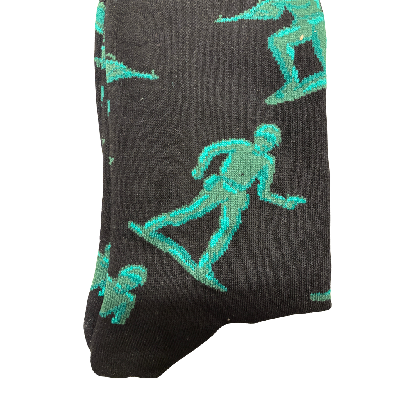 Toy Soldiers Men’s Crew Socks | Novelty Black Socks