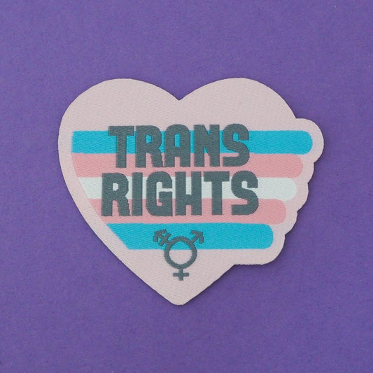 Trans Rights Iron On Patch