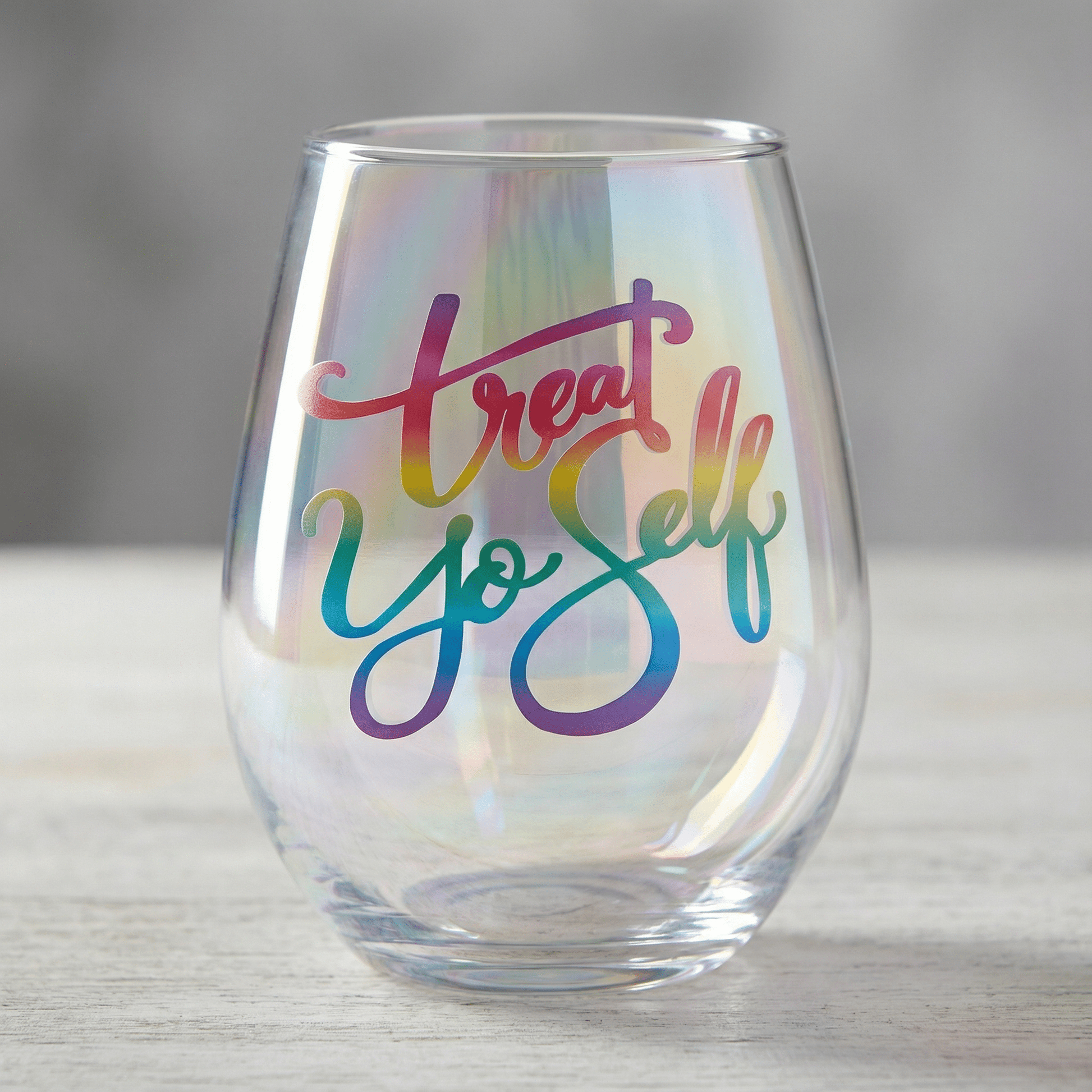 Treat Yo Self Jumbo Stemless Wine Glass