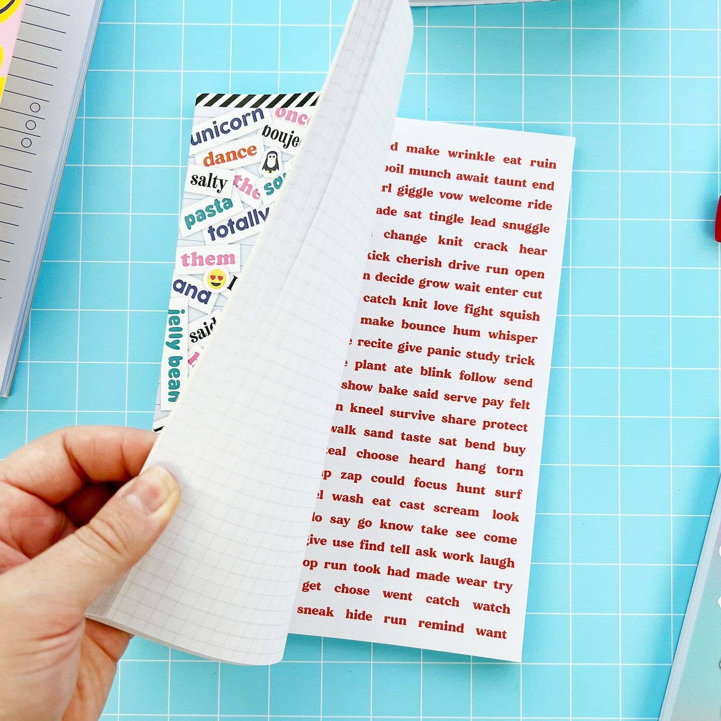 Trendy Sticker Poetry Book | Words Decorative Decals | Sticker Lovers Collection