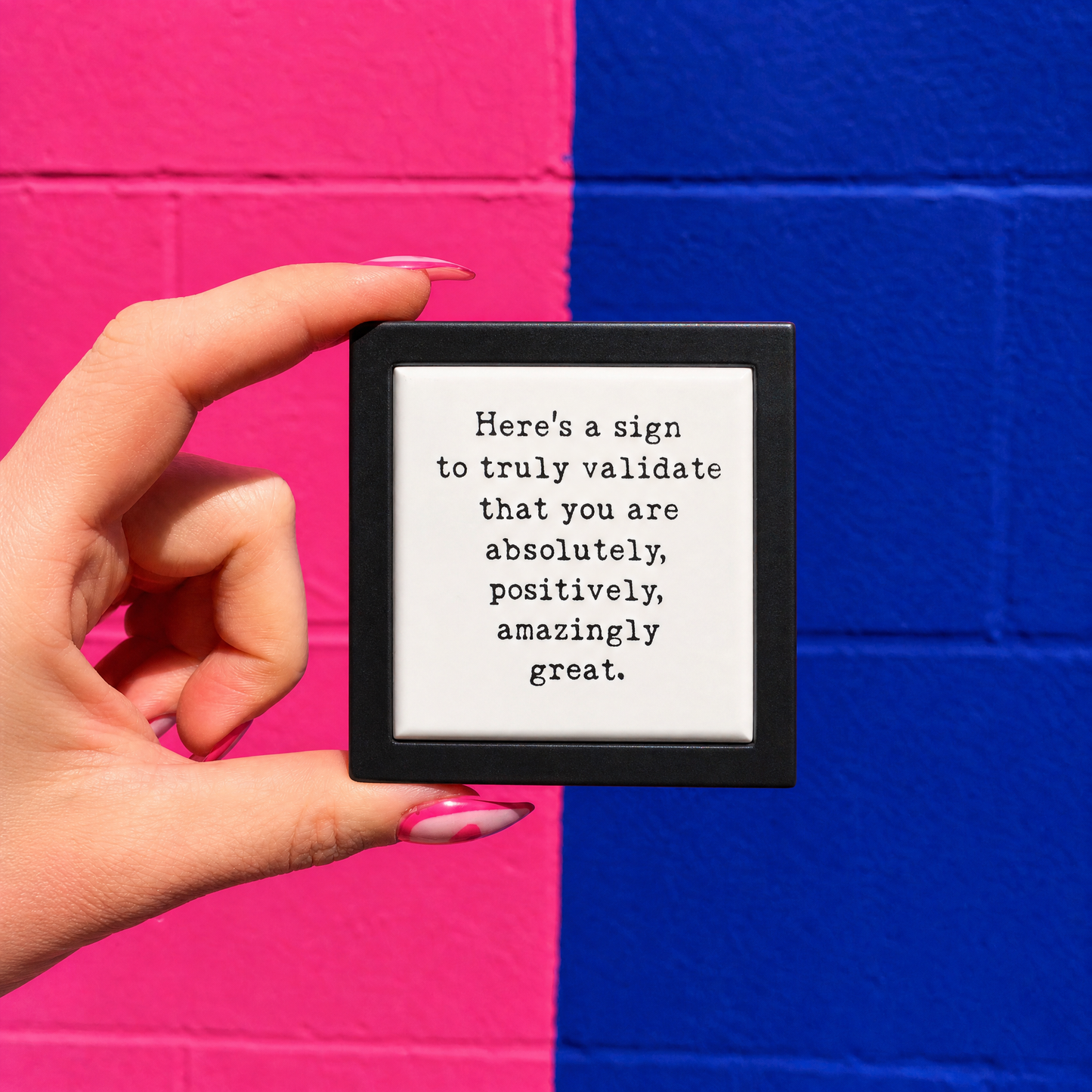 Truly Amazing Box Sign Mini | 3" x 3" x 1"