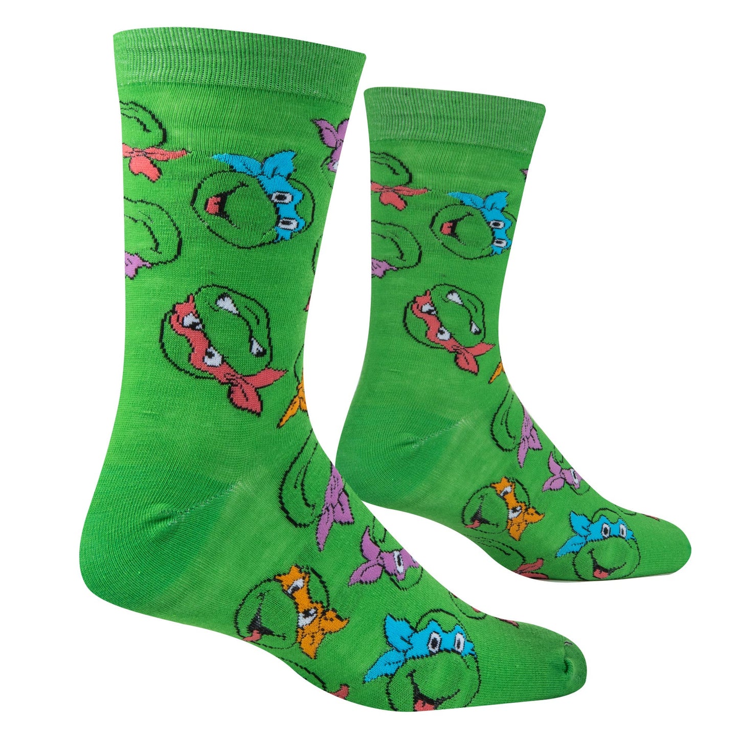 Turtle Games Men’s Crew Socks | Teenage Mutant Ninja Turtles Inspired Socks