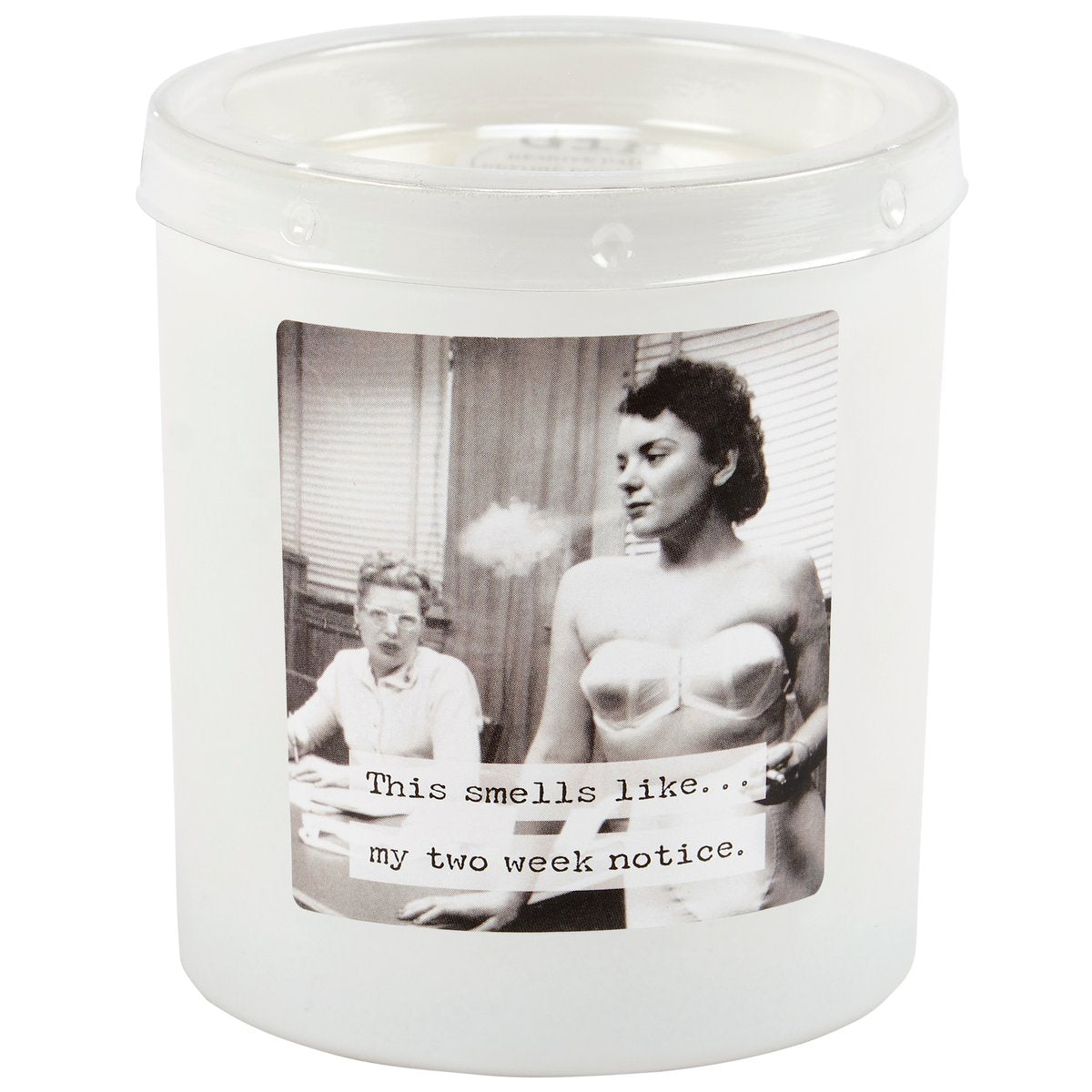 Two Week Notice Candle in Cotton Scent