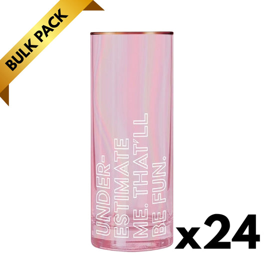 Underestimate Me, That'll Be Fun — Bulk Lot of 24 (Gifting, Events & Resale)-Slant-The Bullish Store