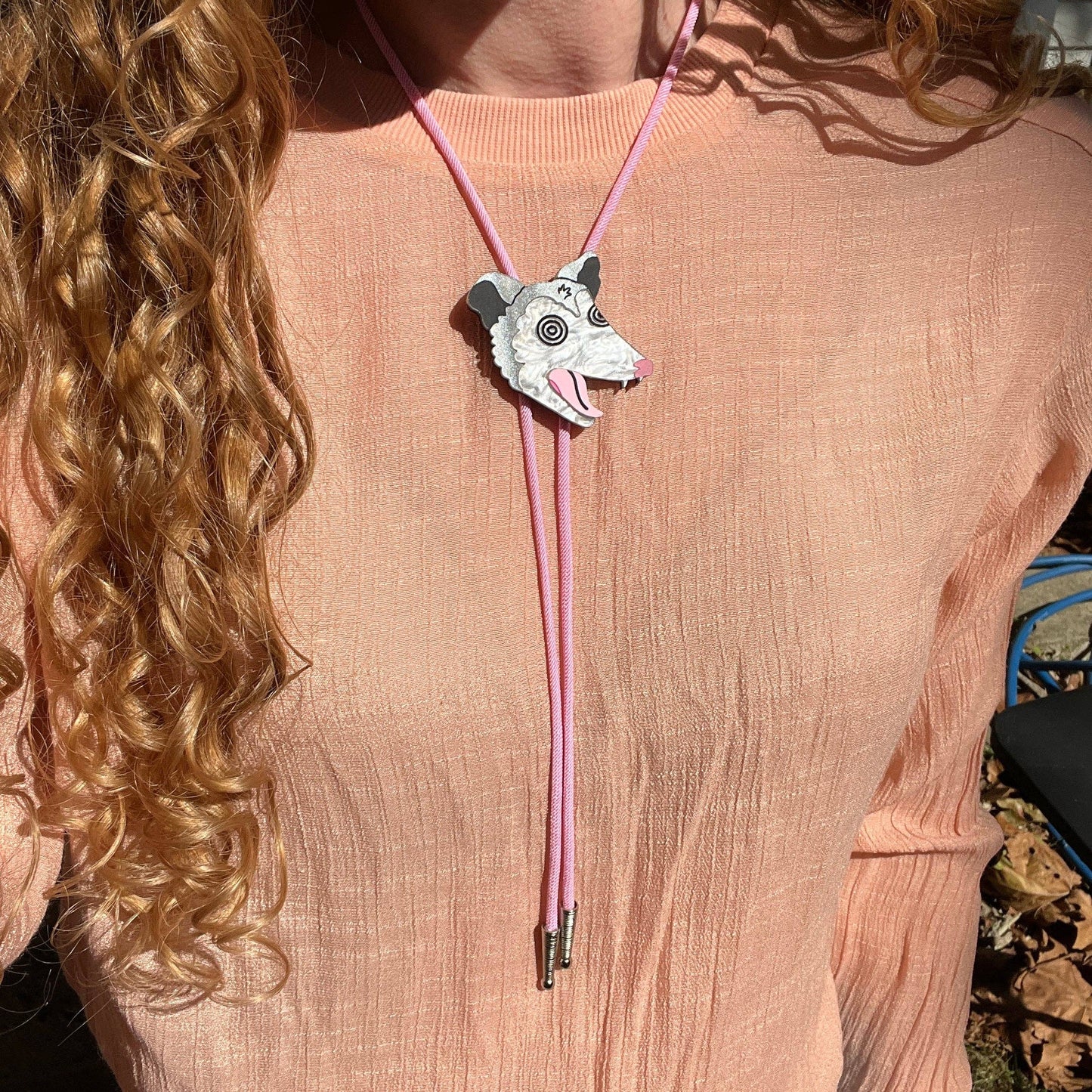 Unhinged Opossum Bolo Tie | Handmade