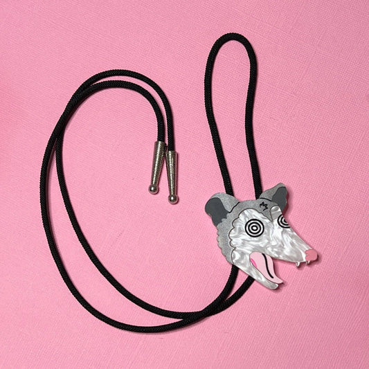 Unhinged Opossum Bolo Tie | Handmade