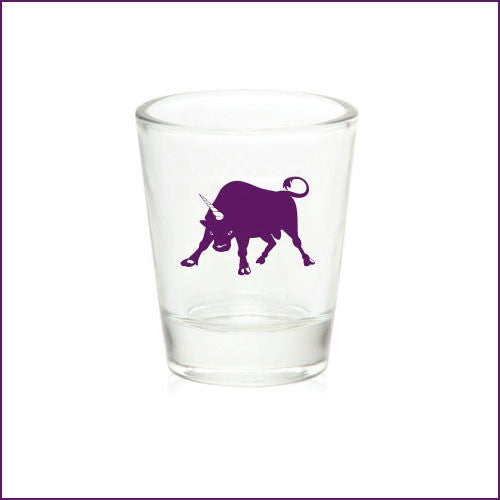 Unicorn Horn Bull "Bullicorn" Shotglass | GetBullish Original Mini Glass