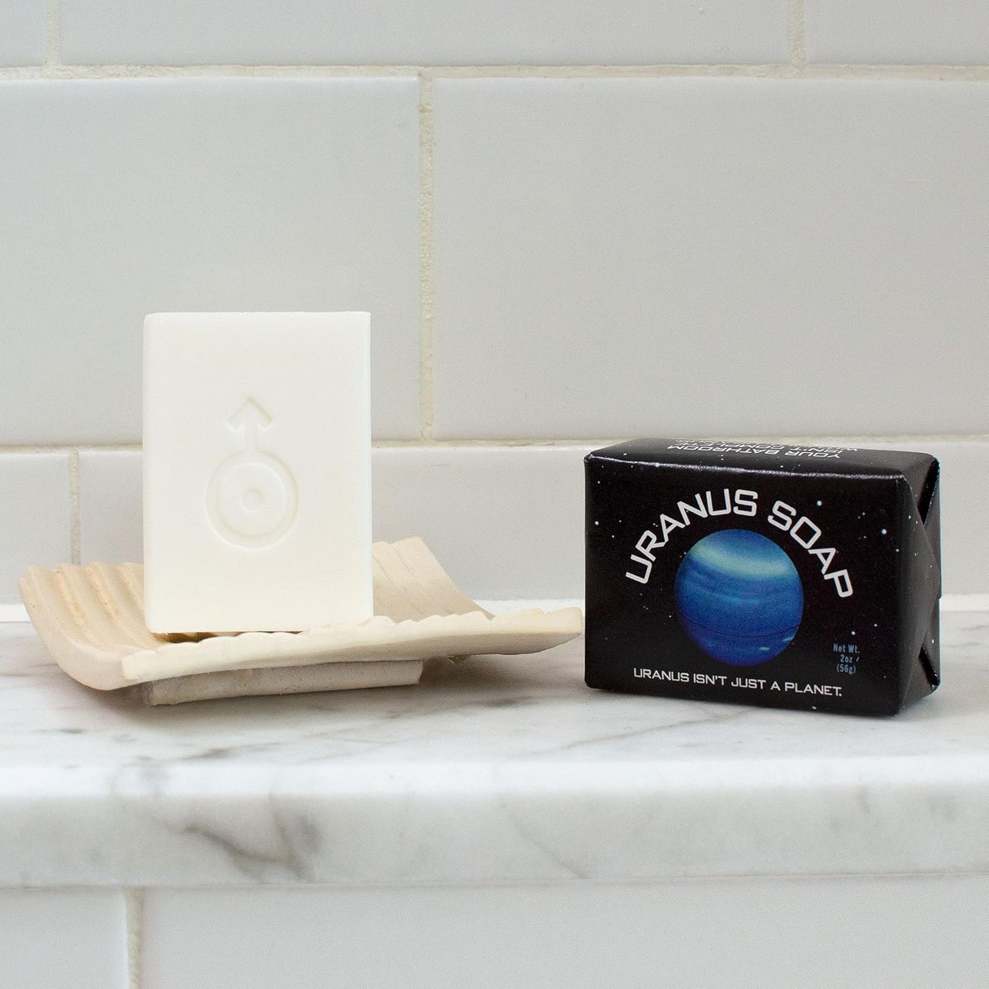 Uranus Mini Soap | Funny Unscented Gift Soap | 2 oz Mini Size