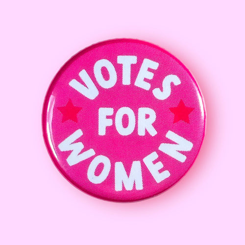 VOTES FOR WOMEN 1.25" Metal Pinback Button Badge Pin