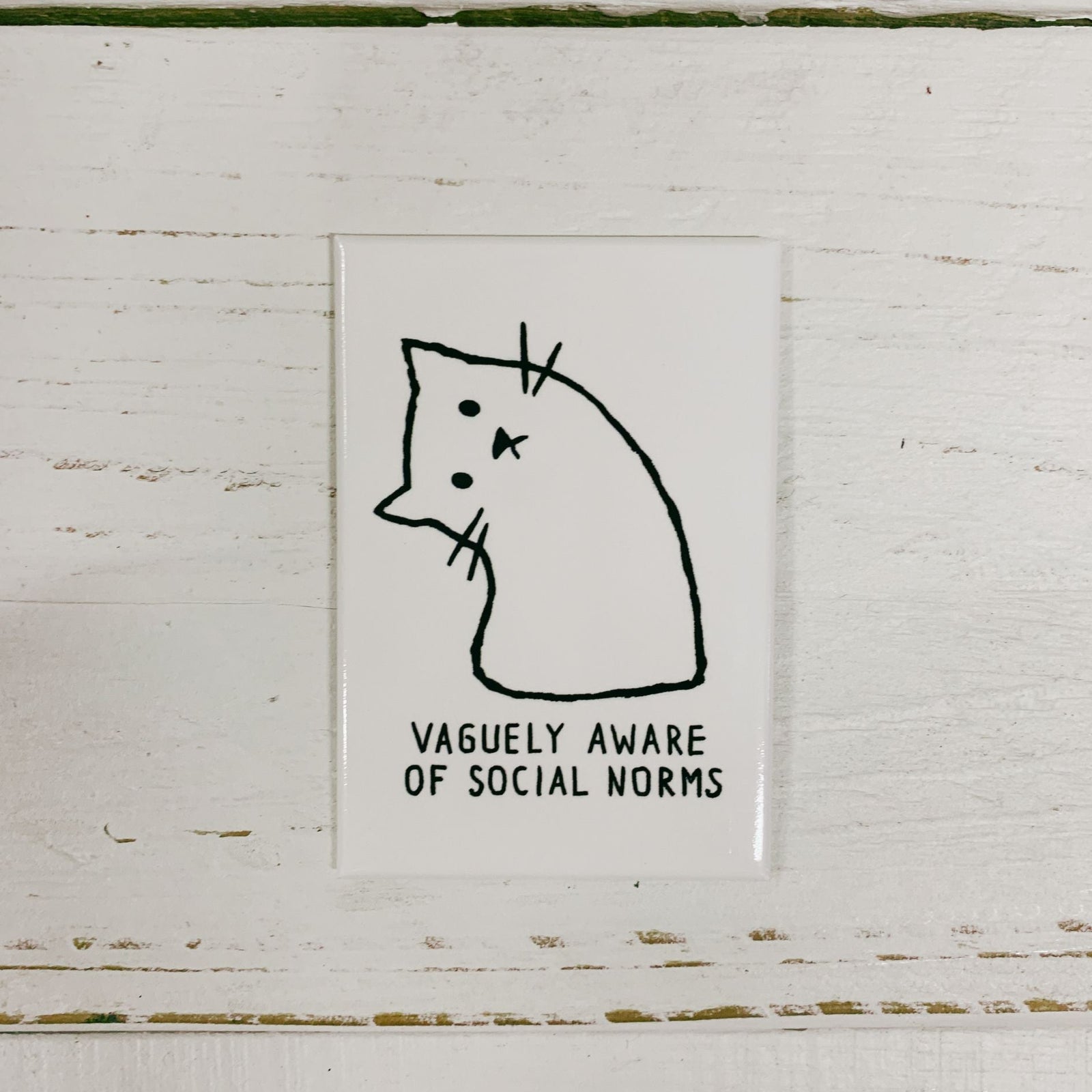 Vaguely Aware of Social Norms Magnet | 2.5" X 3.5"