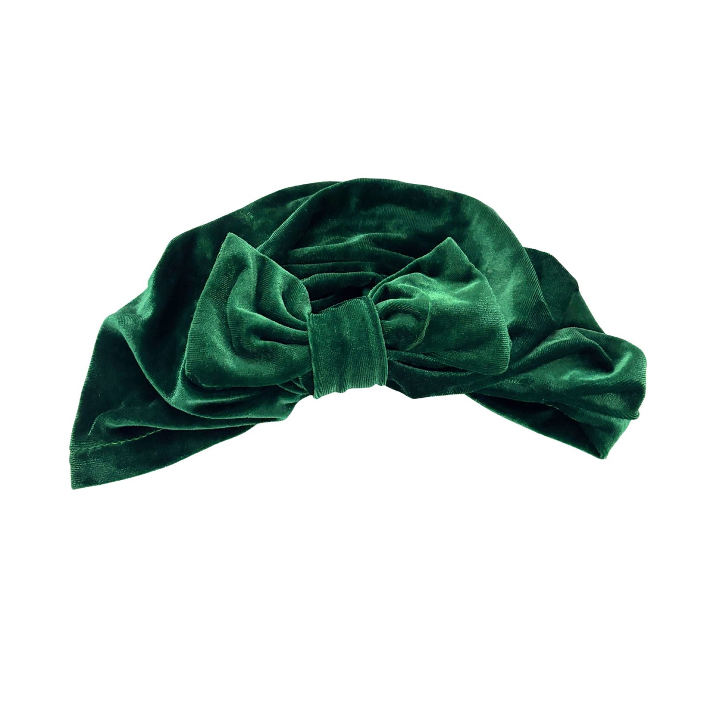 Velvet Bow Turban Headwrap | Wire-Shaped Bow in 4 Colors