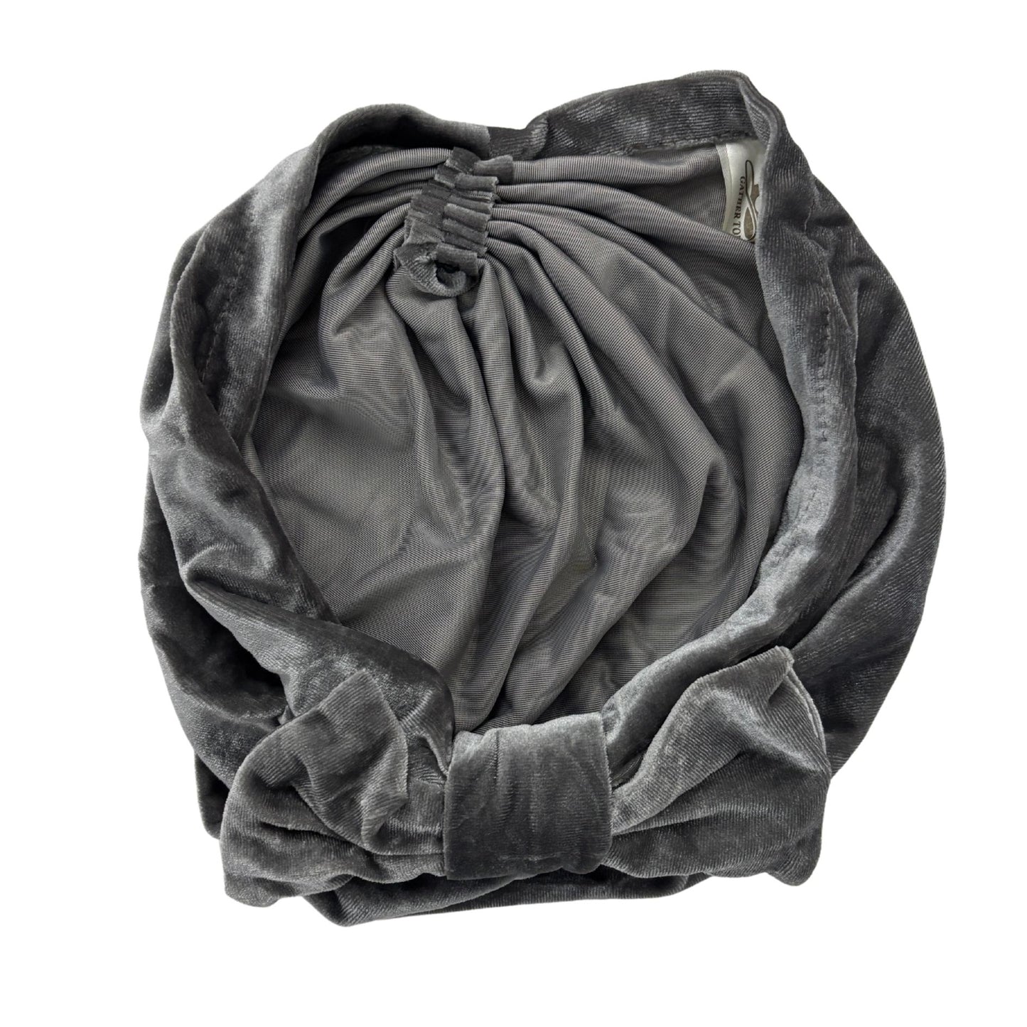 Velvet Bow Turban Headwrap | Wire-Shaped Bow in 4 Colors
