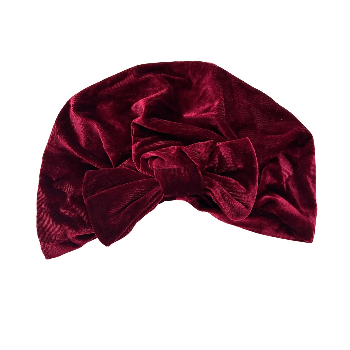 Velvet Bow Turban Headwrap | Wire-Shaped Bow in 4 Colors