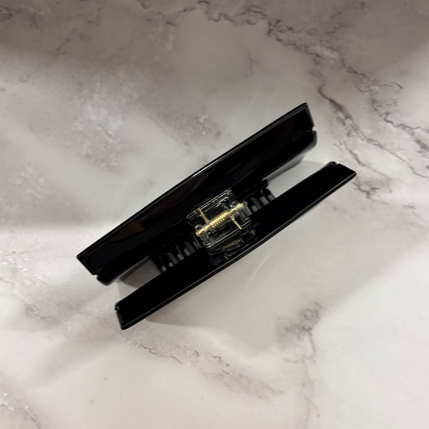 Velvet Claws Be Kind Please Rewind VHS Hair Claw | Claw Clip in Velvet Travel Bag