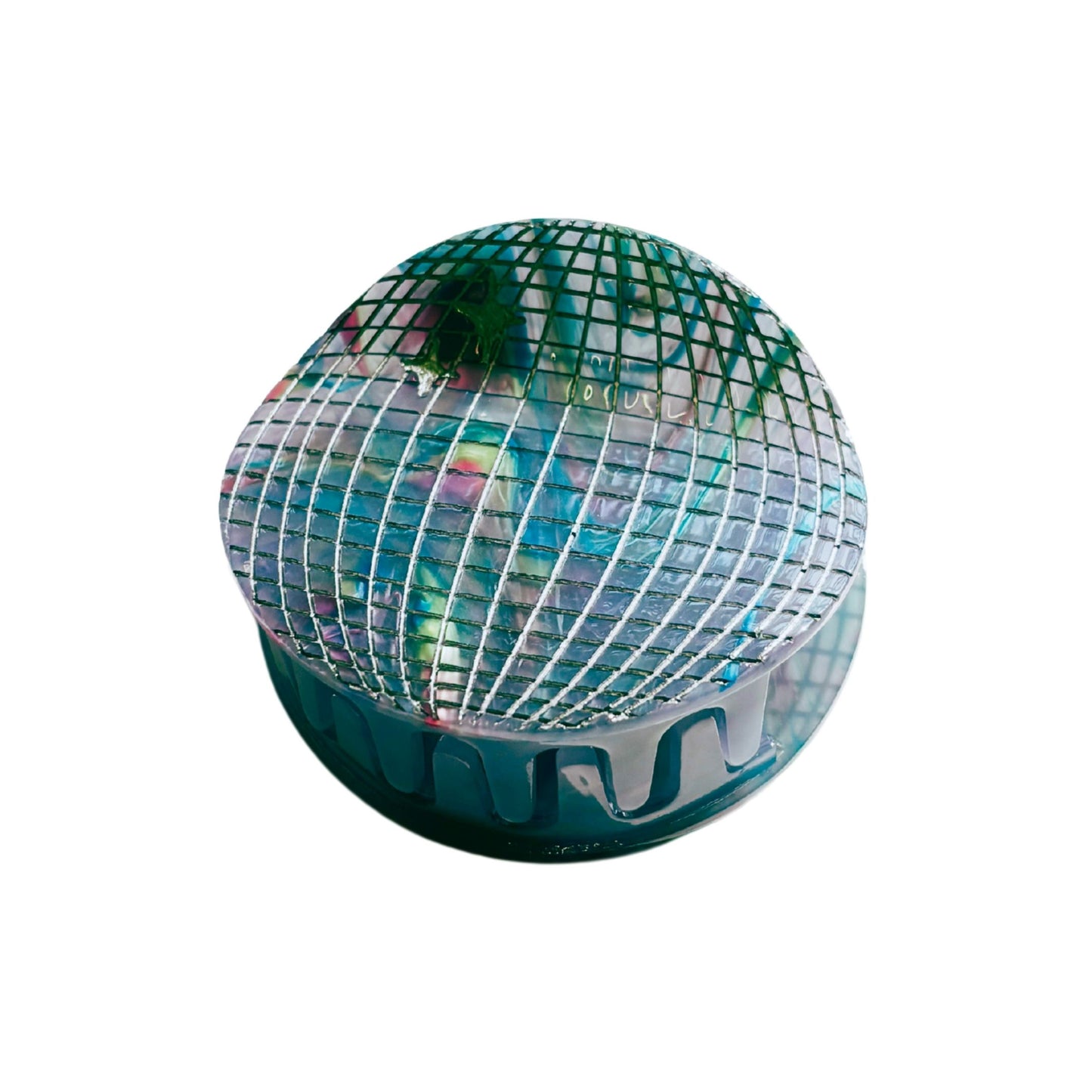 Velvet Claws Disco Ball Hair Clip | 70s Retro Claw Clip in Velvet Travel Bag