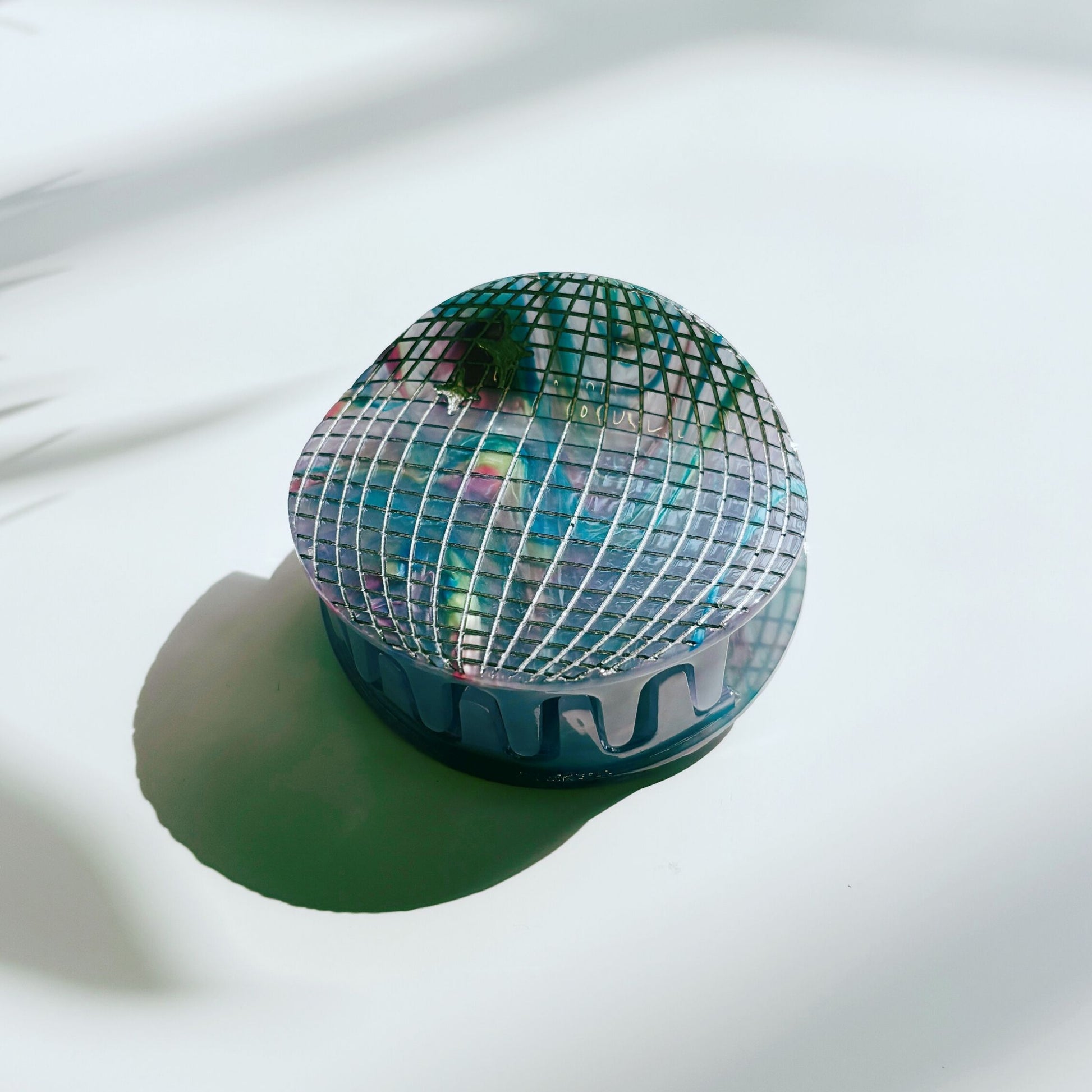 Velvet Claws Disco Ball Hair Clip | 70s Retro Claw Clip in Velvet Travel Bag