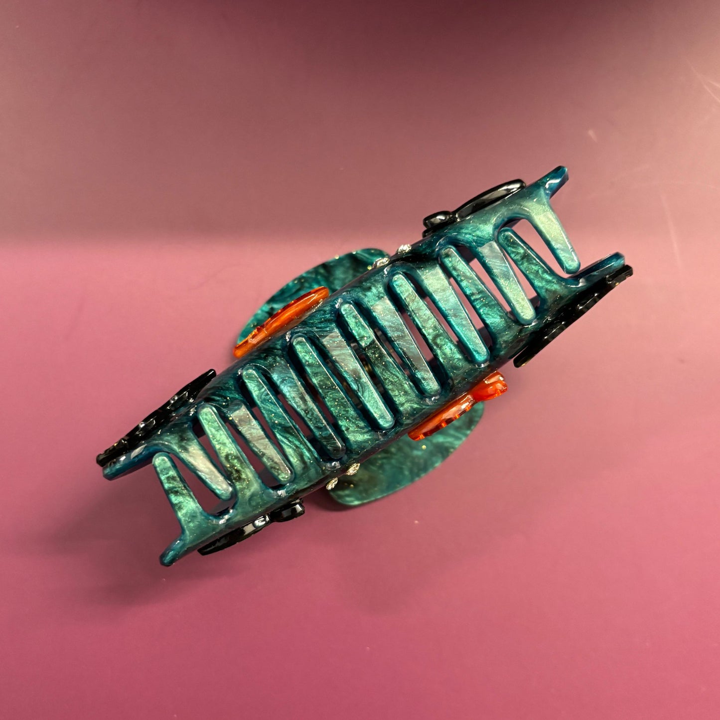 Velvet Claws Disco Goldfish Hair Claw Clip | Double-Sided Embellishment