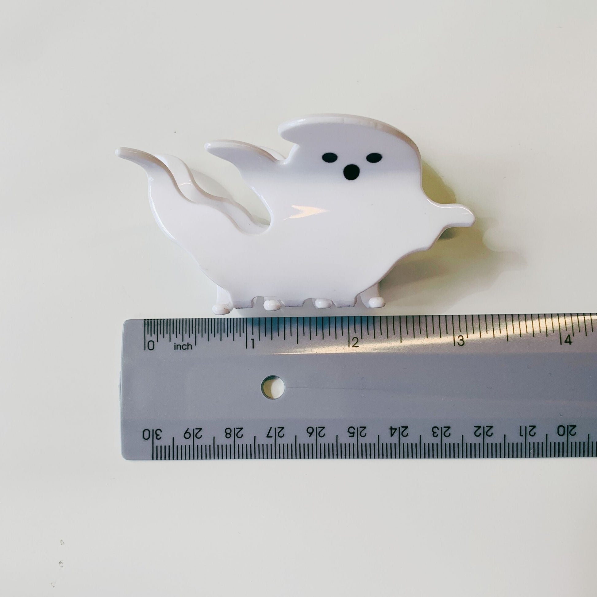 Velvet Claws "Ghost Go Fly" Hair Clip | Claw Clip in Velvet Travel Bag