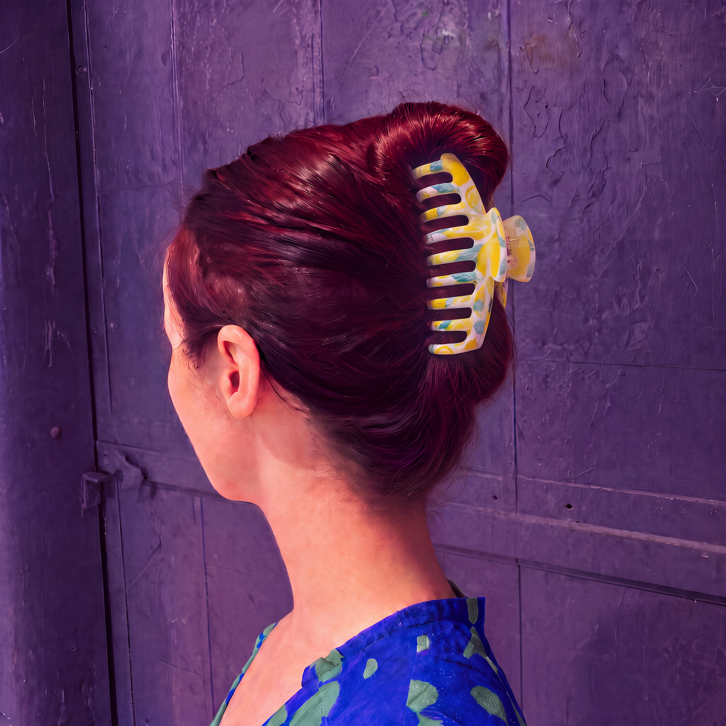 Velvet Claws Hair Clip | The Lobster in Fresh Lemons-Velvet Claws-The Bullish Store