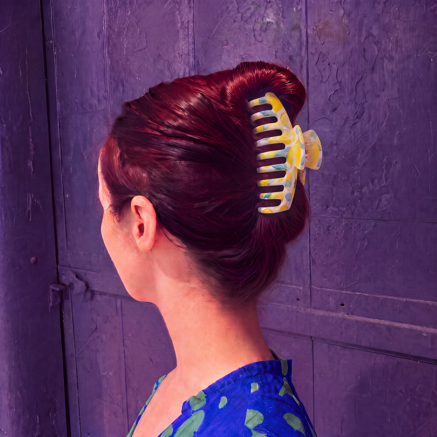 Velvet Claws Hair Clip | The Lobster in Fresh Lemons-Velvet Claws-The Bullish Store