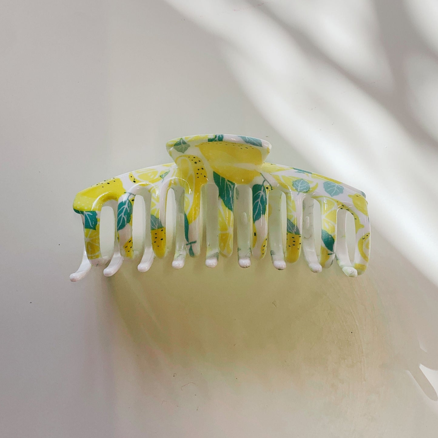 Velvet Claws Hair Clip | The Lobster in Fresh Lemons | Claw Clip in Velvet Travel Bag