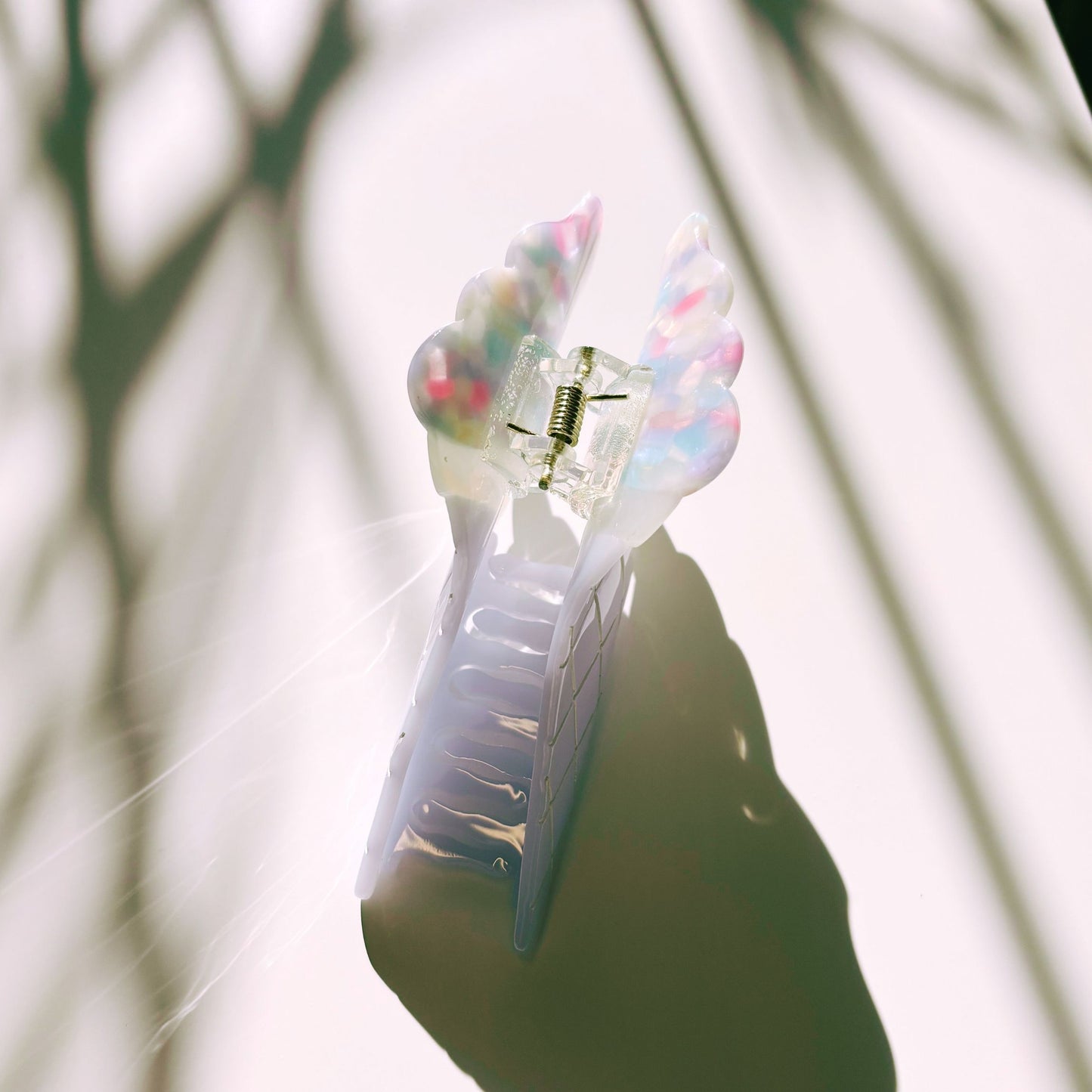 Velvet Claws Ice Cream Cone in Frosty Blue Hair Claw | Claw Clip in Velvet Travel Bag