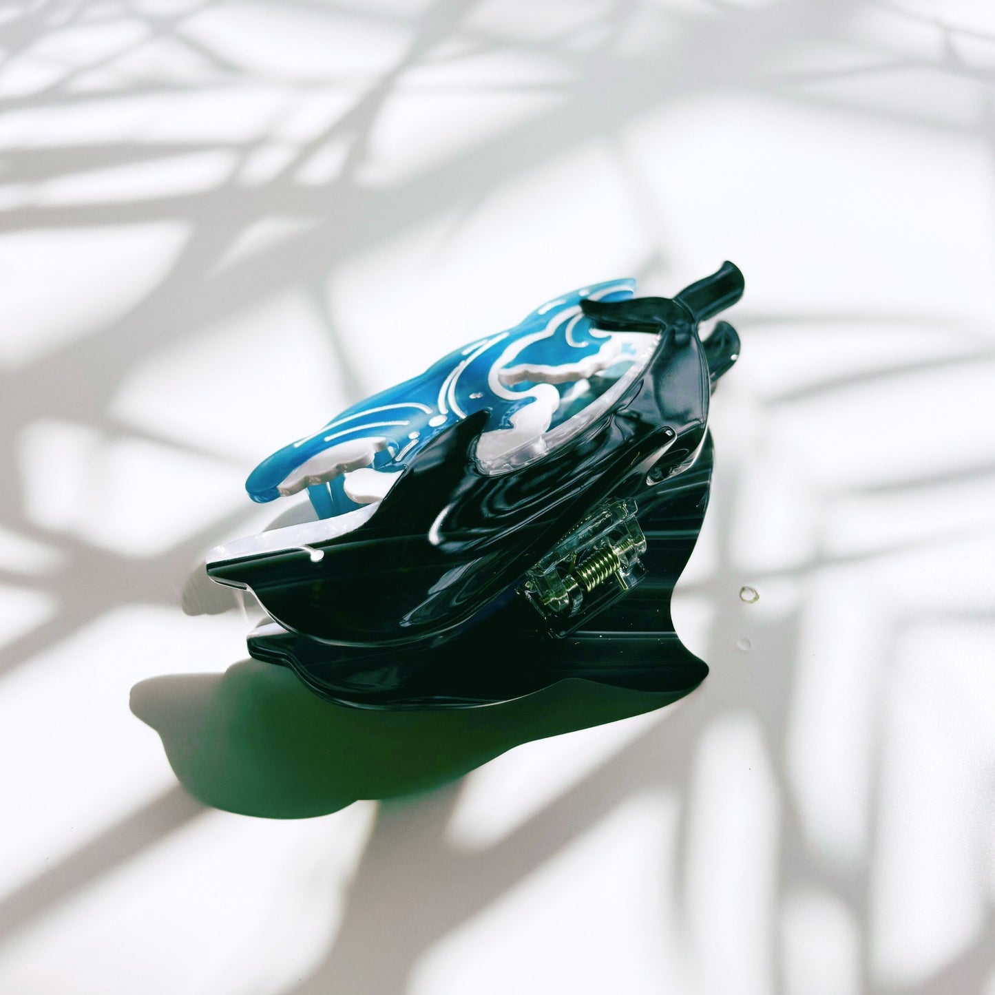 Velvet Claws Killer Whale Orca Hair Claw