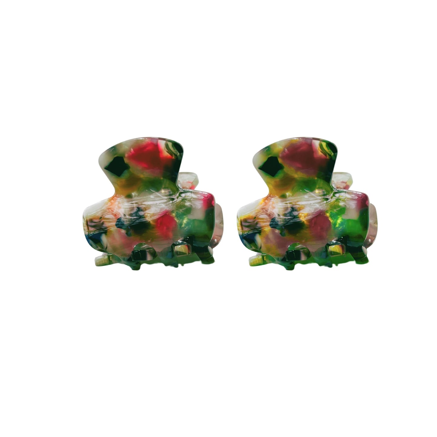 Velvet Claws Mini Mosaic Claw Set of 2 | Hair Claw Clip