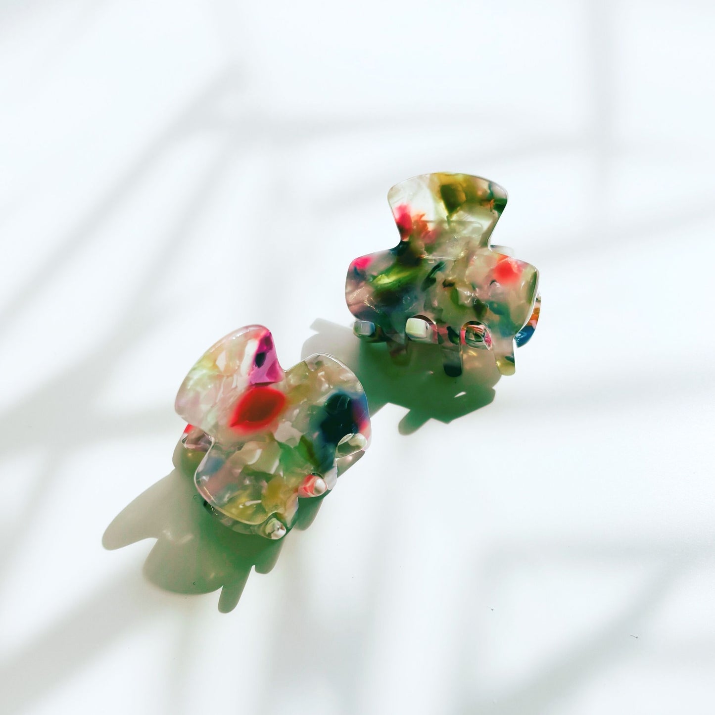 Velvet Claws Mini Mosaic Claw Set of 2 | Hair Claw Clip