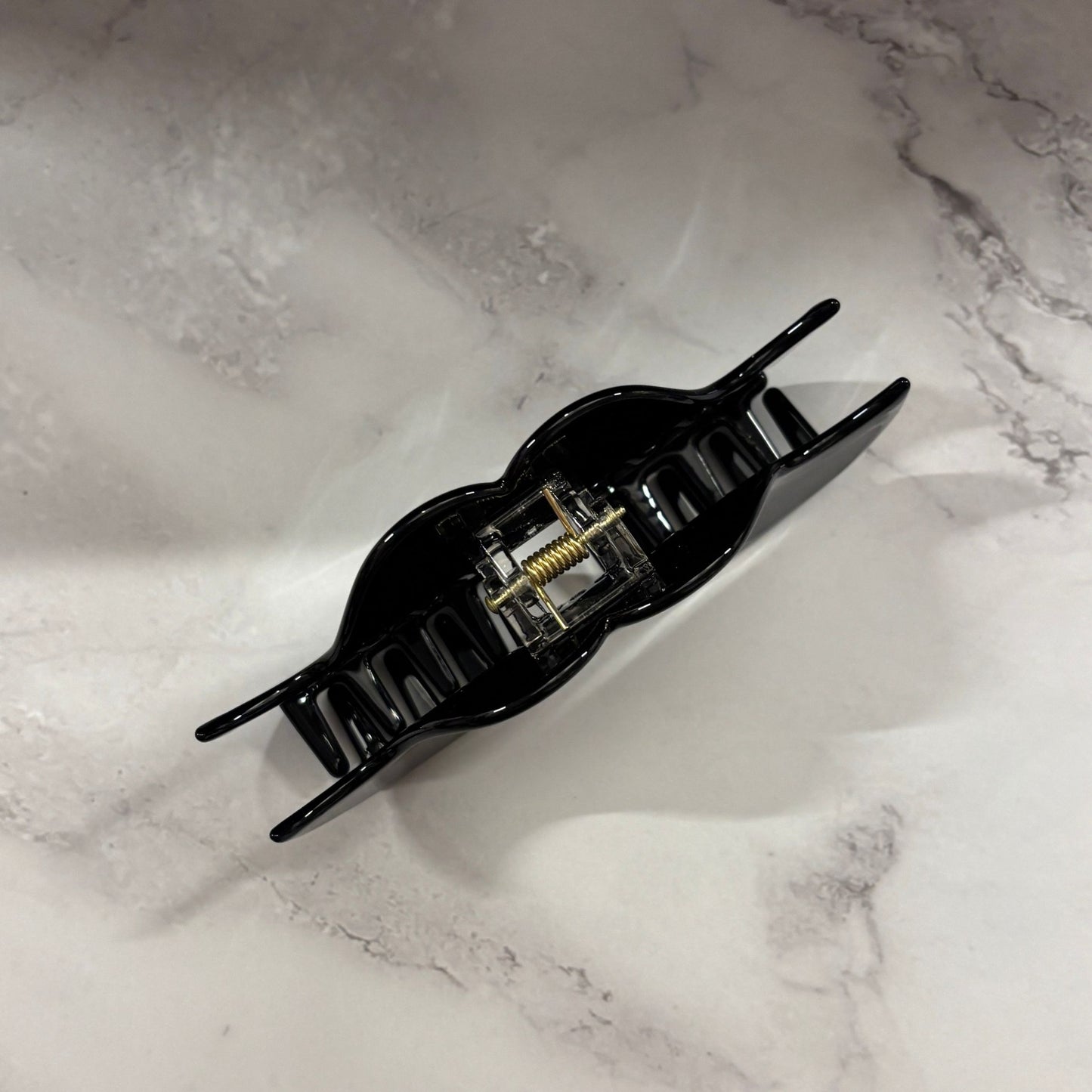 Velvet Claws Mr. Mustache Hair Claw | Claw Clip in Velvet Travel Bag