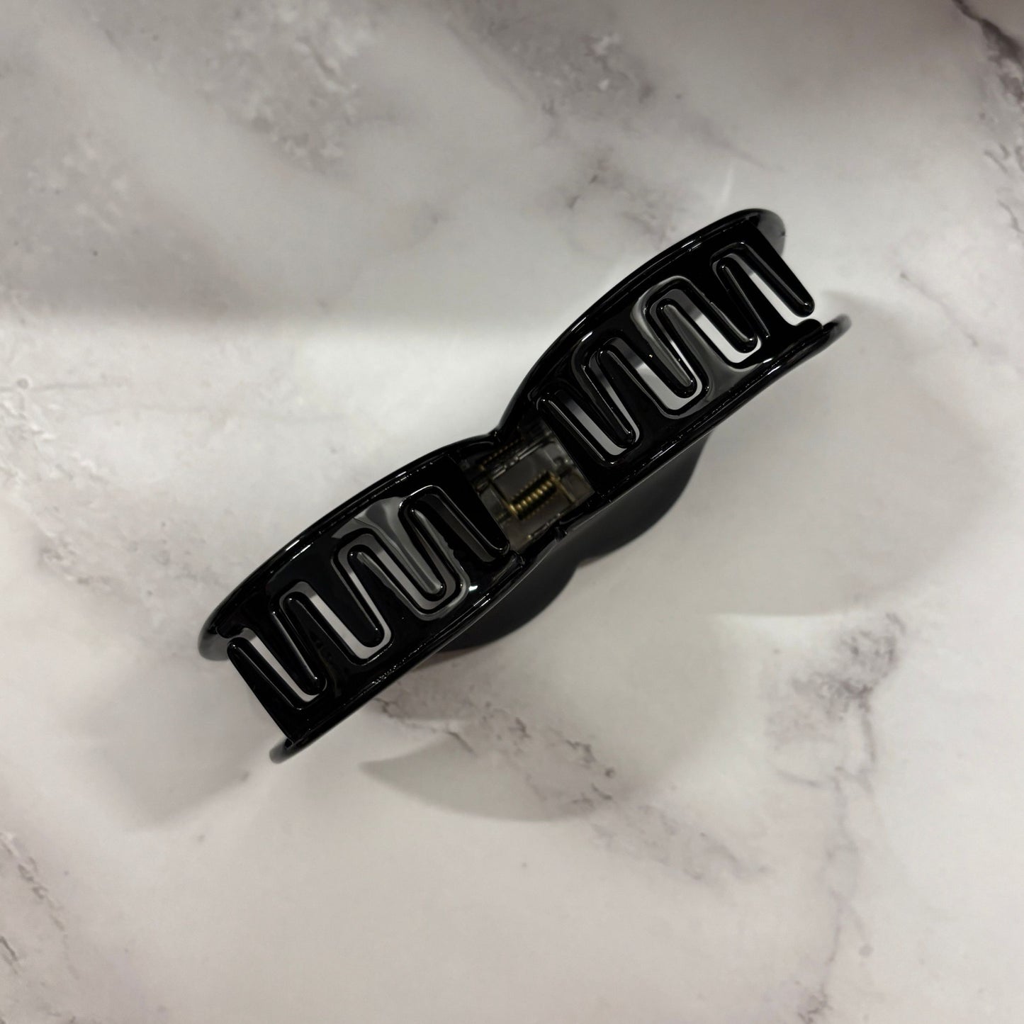 Velvet Claws Mr. Mustache Hair Claw | Claw Clip in Velvet Travel Bag