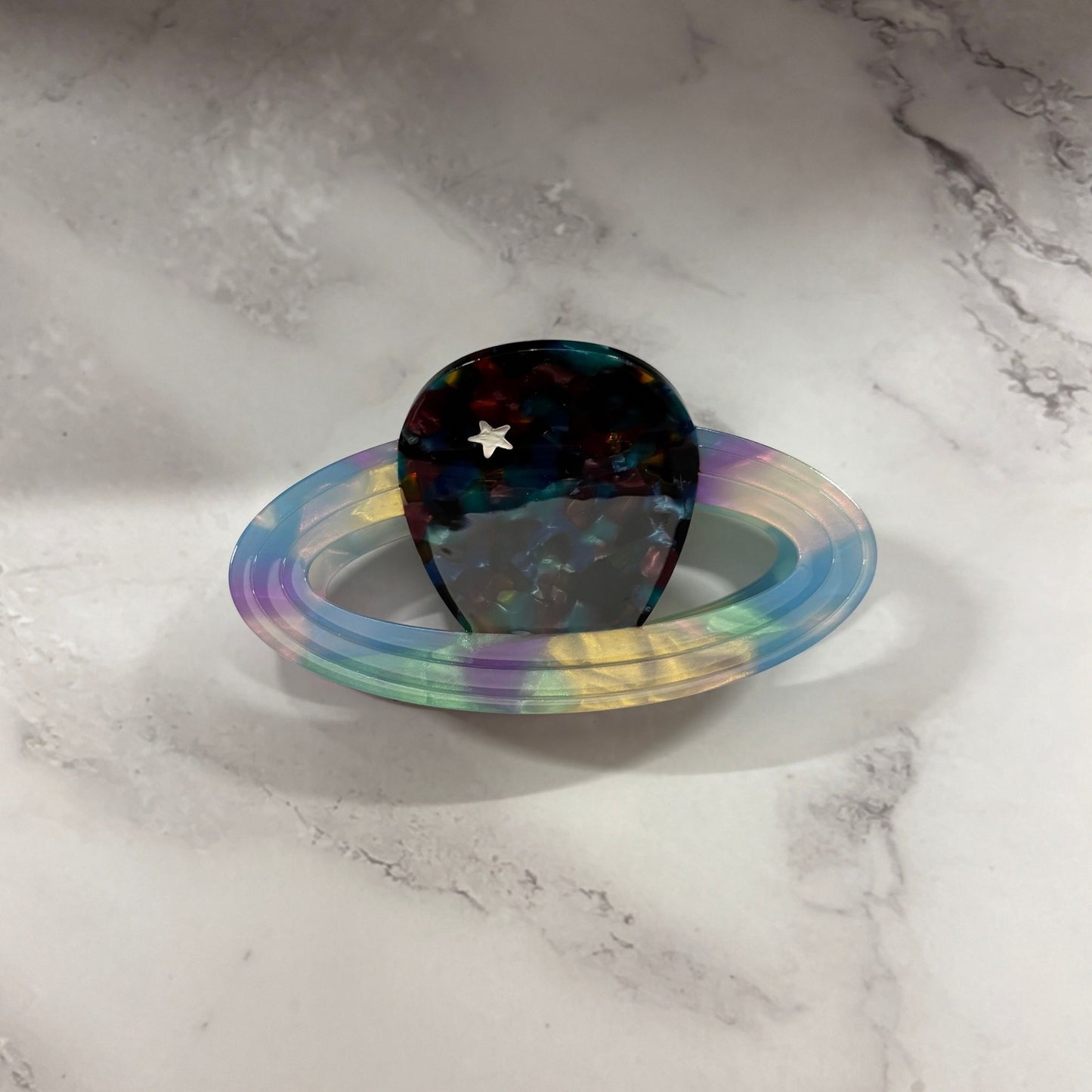 Velvet Claws Pretty Planet Hair Claw | Claw Clip in Velvet Travel Bag