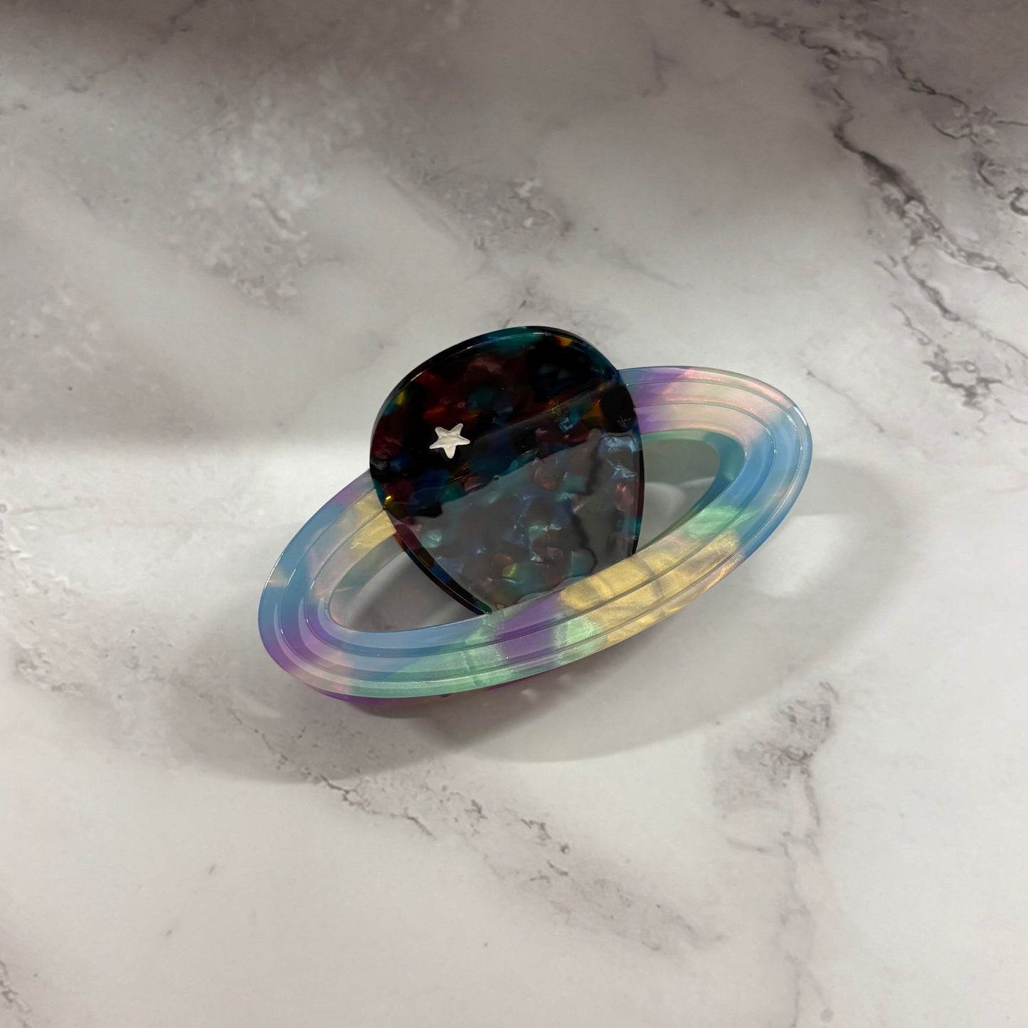 Velvet Claws Pretty Planet Hair Claw | Claw Clip in Velvet Travel Bag