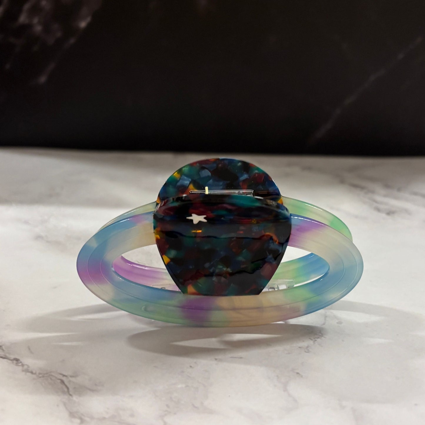 Velvet Claws Pretty Planet Hair Claw | Claw Clip in Velvet Travel Bag