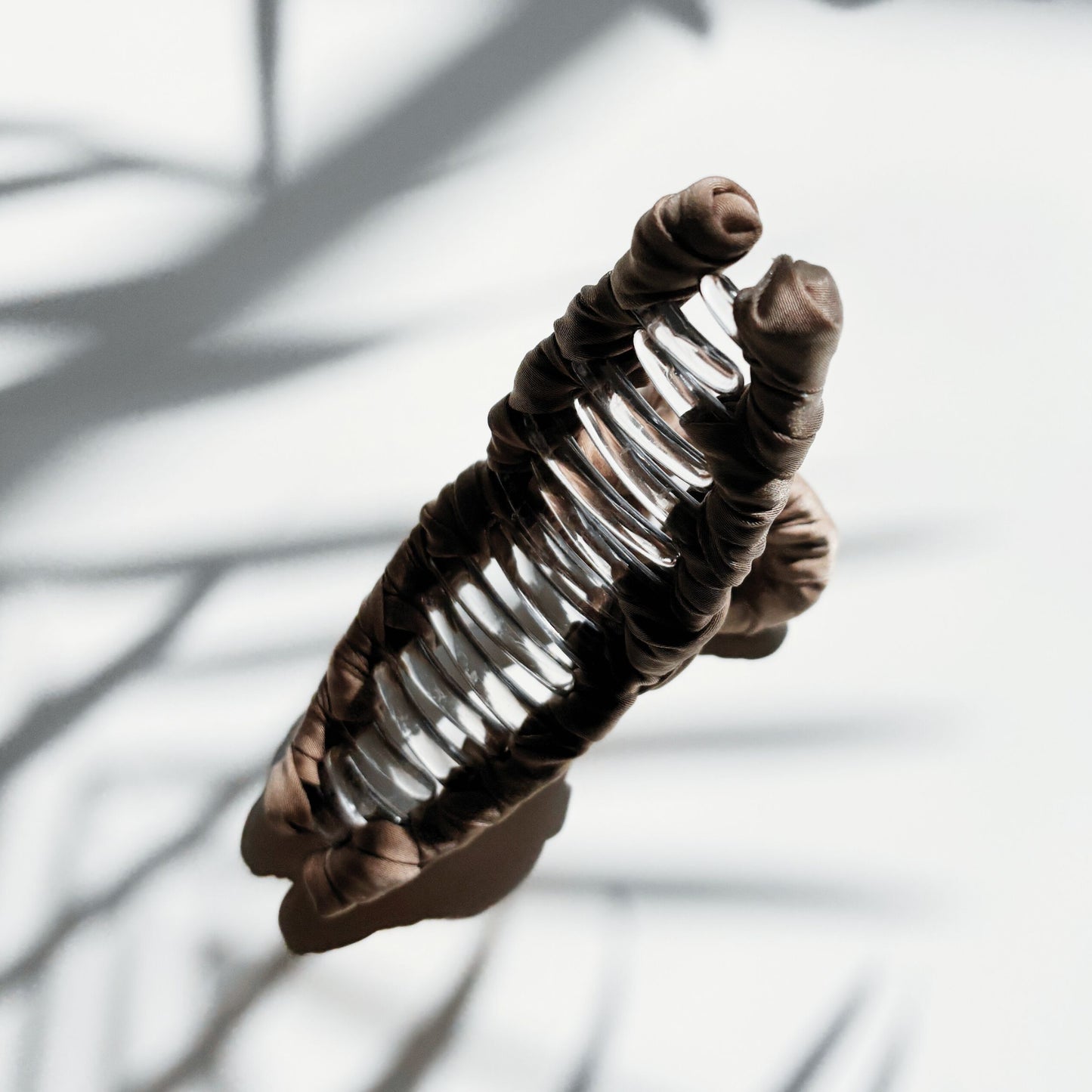 Velvet Claws Ultra Profesh Satin Wrapped Thin Hair Claw in Bronze