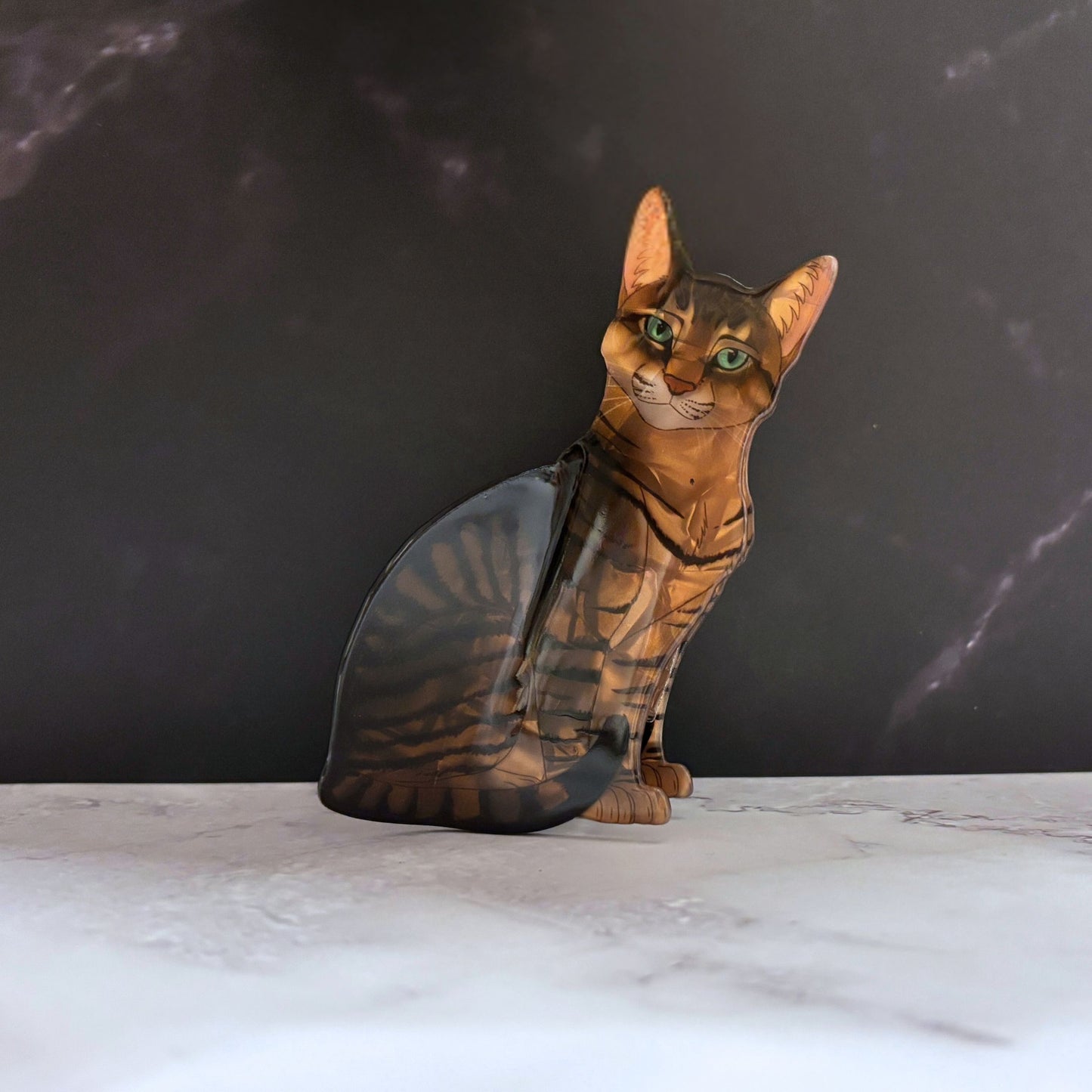 Velvet Claws Ultra Realistic Brown Tabby Cat Hair Claw