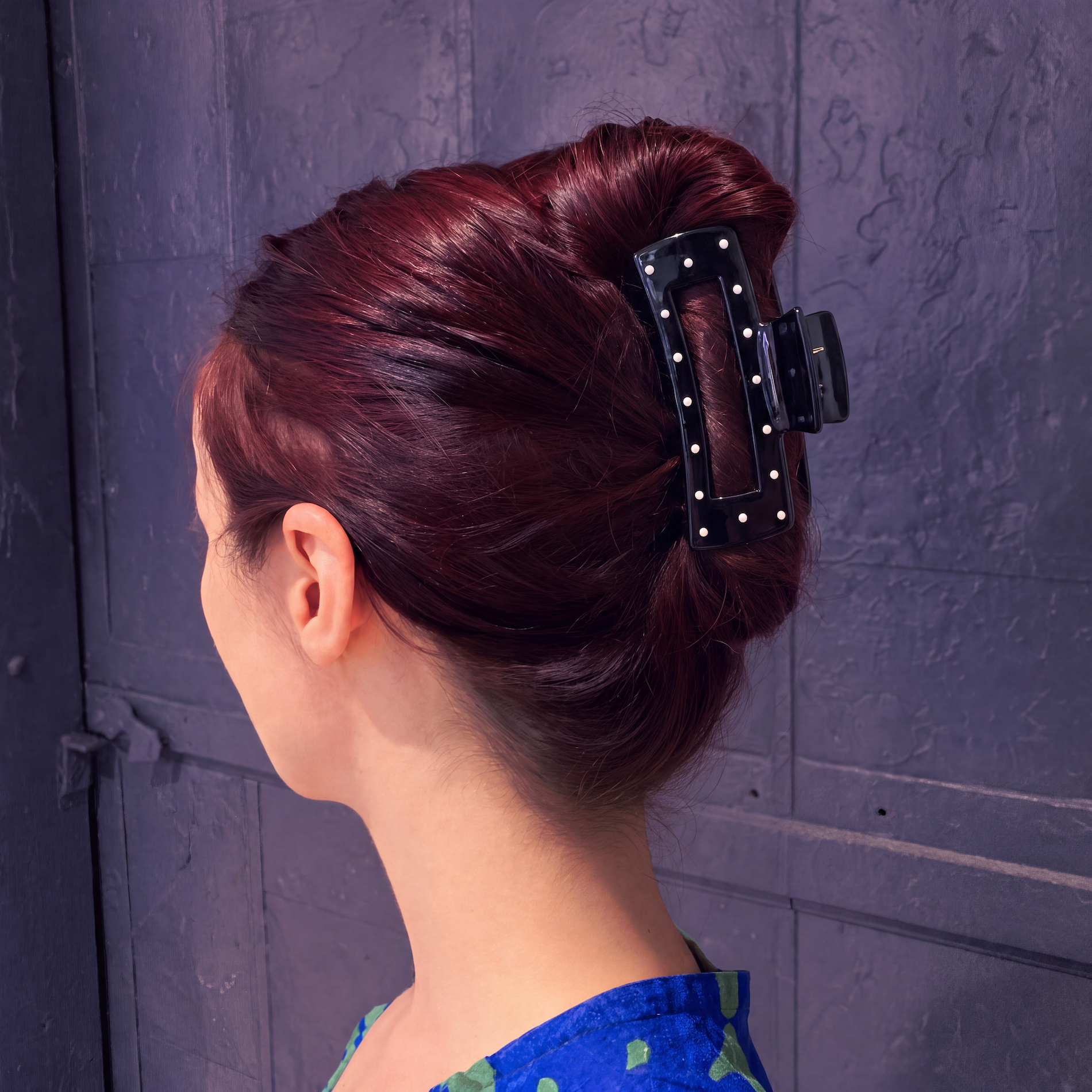 Velvet Claws Uptown Lady in Black Dot Hair Clip-Velvet Claws-The Bullish Store