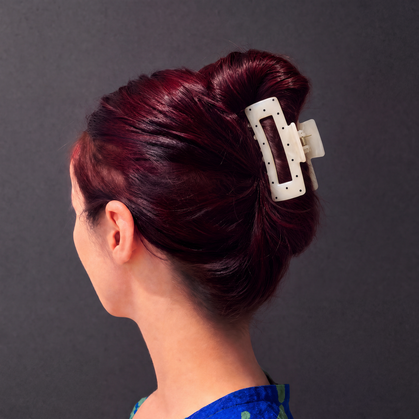Velvet Claws Uptown Lady in White Dot Hair Clip-Velvet Claws-The Bullish Store