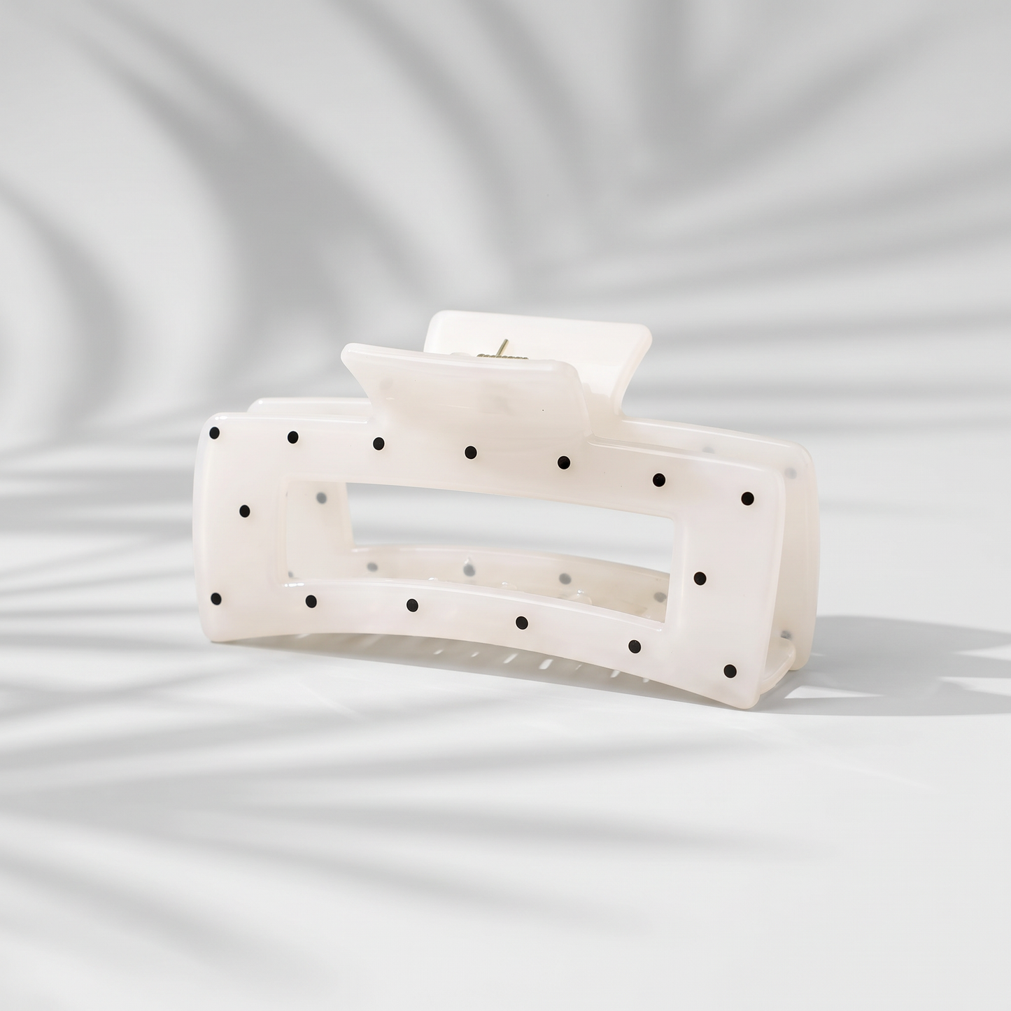 Velvet Claws Uptown Lady in White Dot Hair Clip-Velvet Claws-The Bullish Store