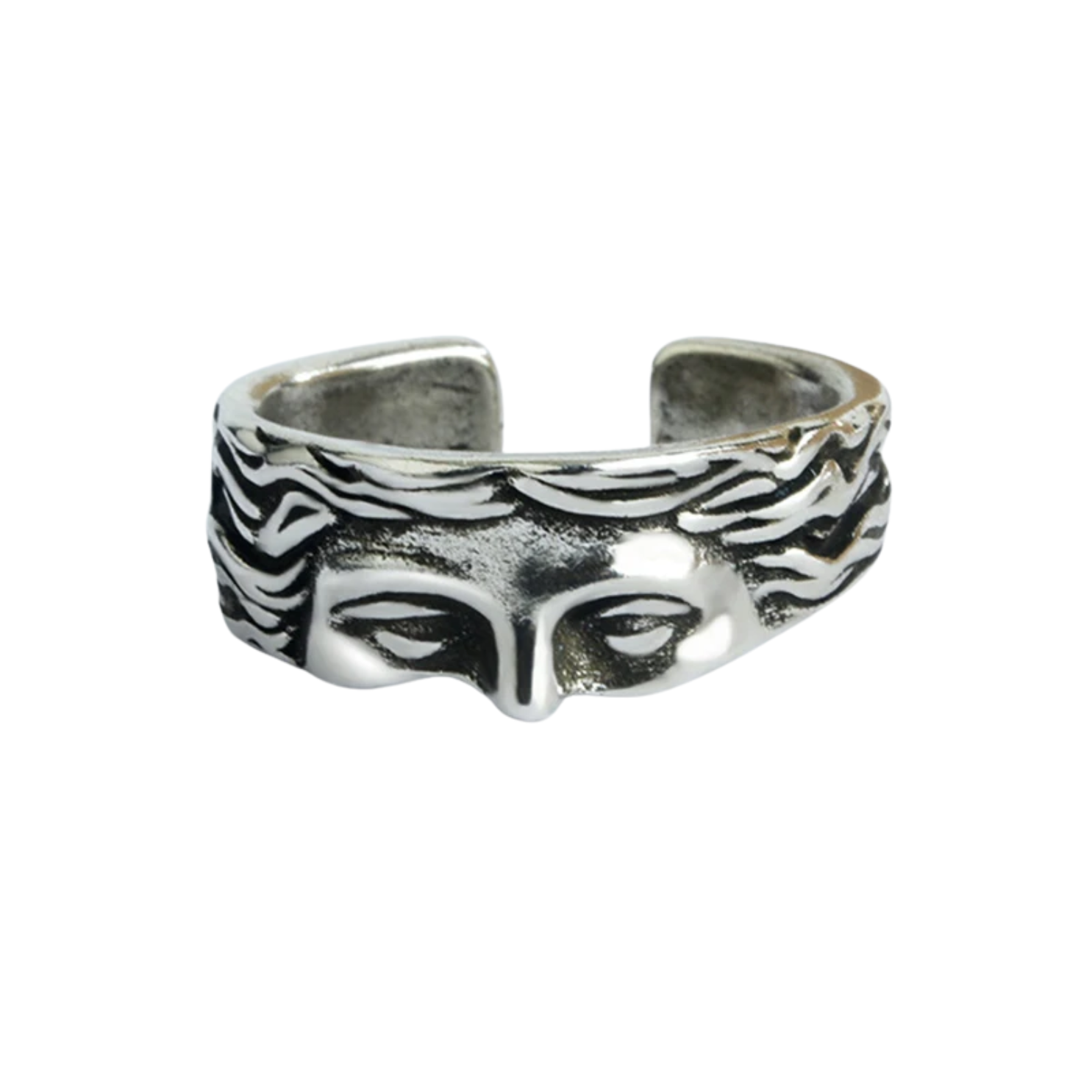 Venus De Milo Statue Adjustable Ring in Silver