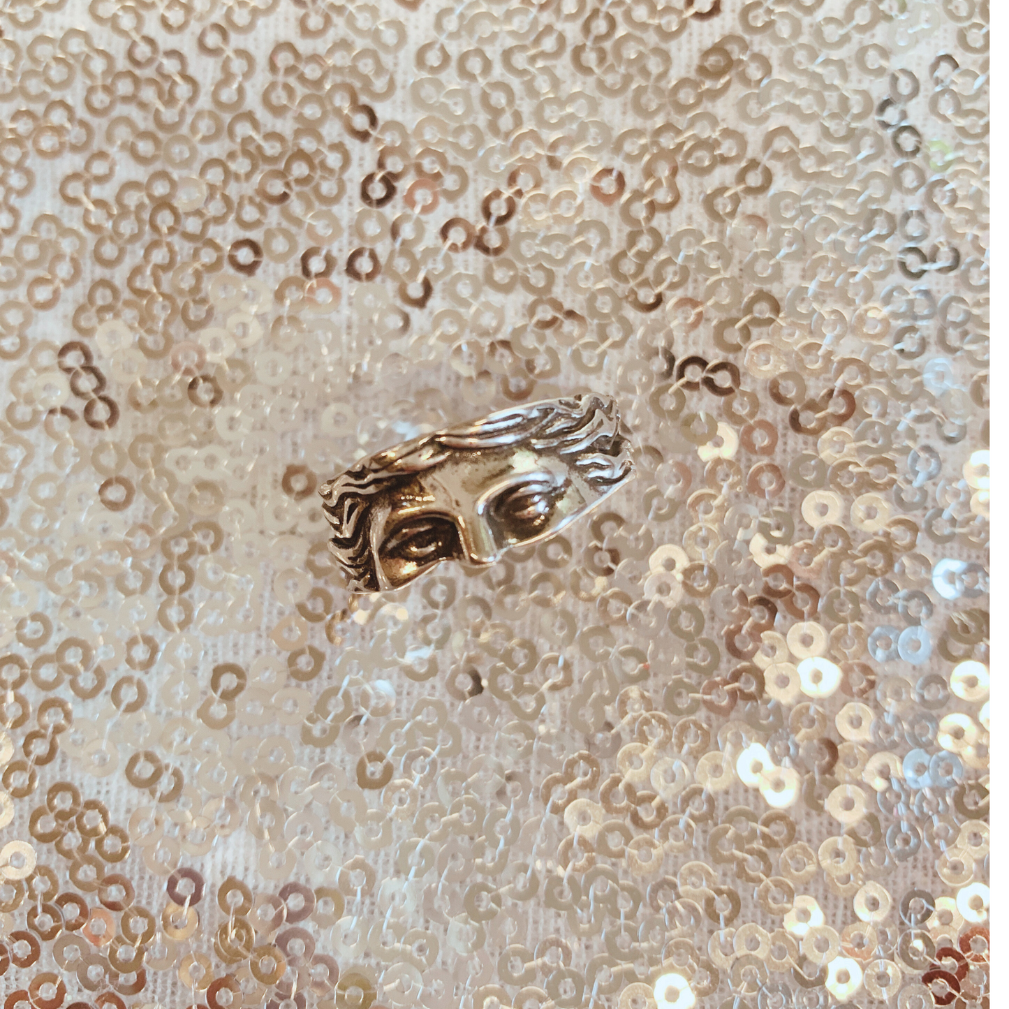 Venus De Milo Statue Adjustable Ring in Silver